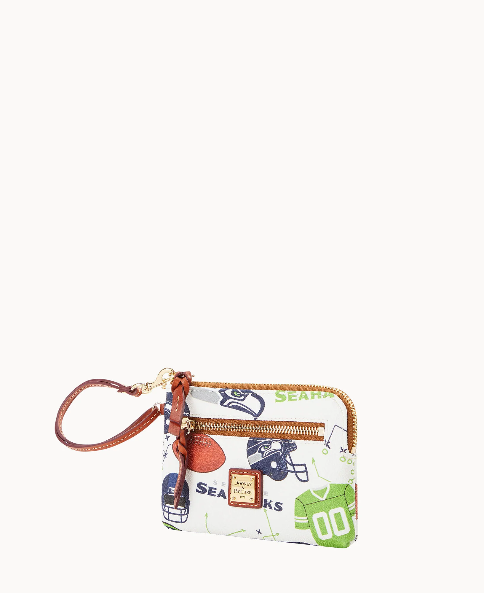 NFL Seahawks Zip Around Wristlet - Image 2