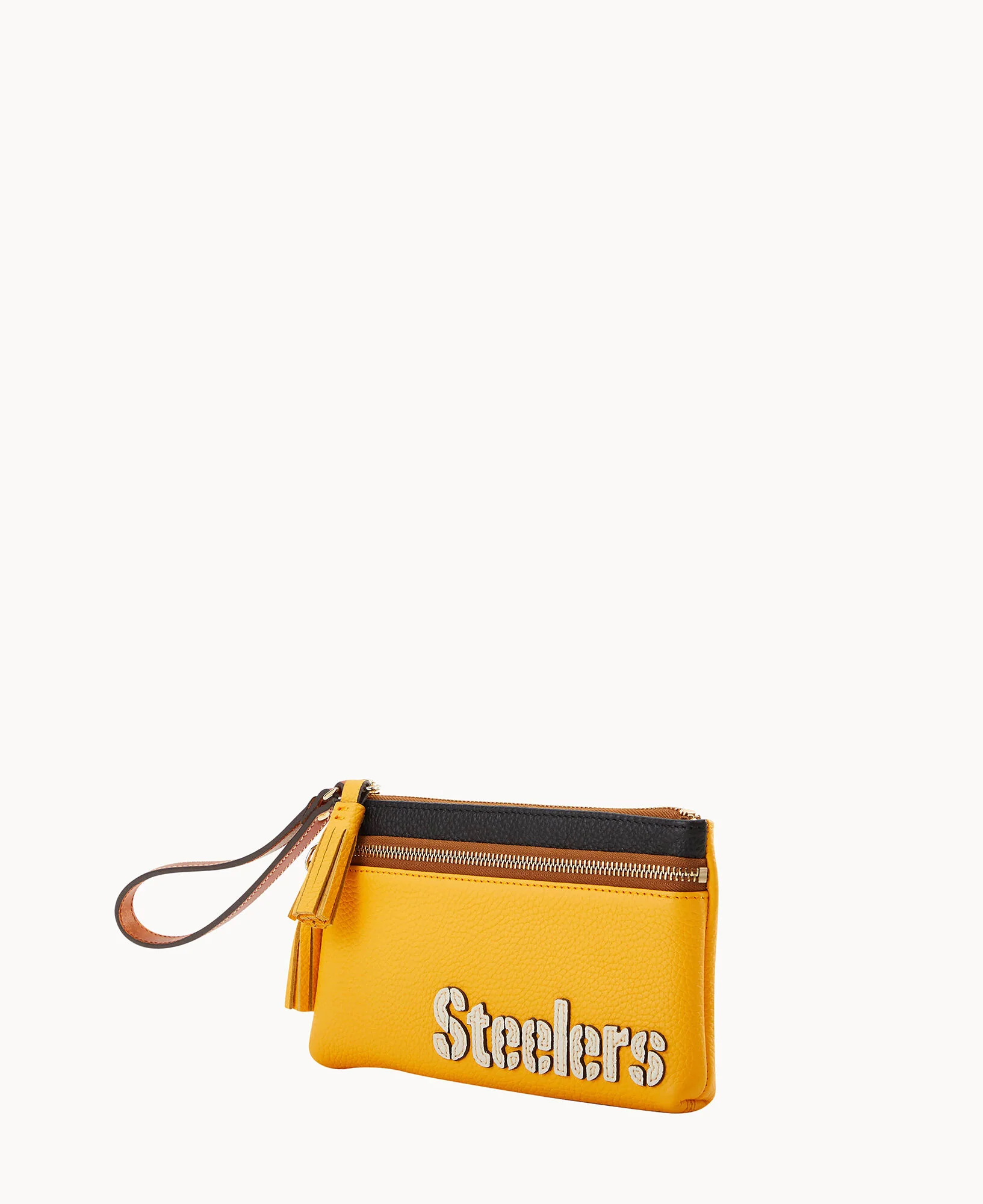 NFL Steelers Double Zip Wristlet - Image 2