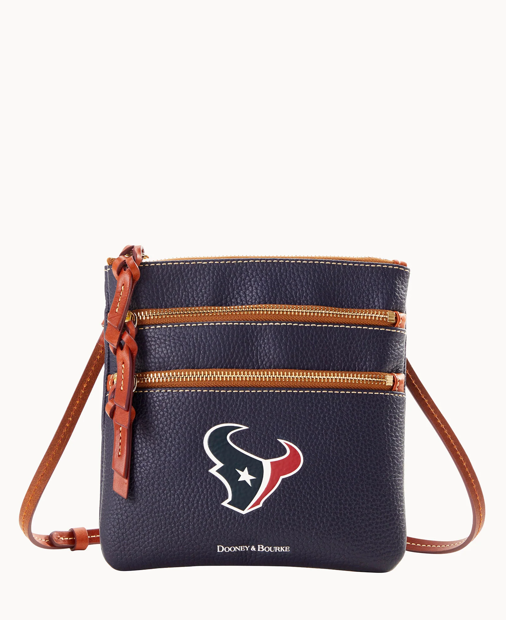 NFL Texans Triple Zip Crossbody