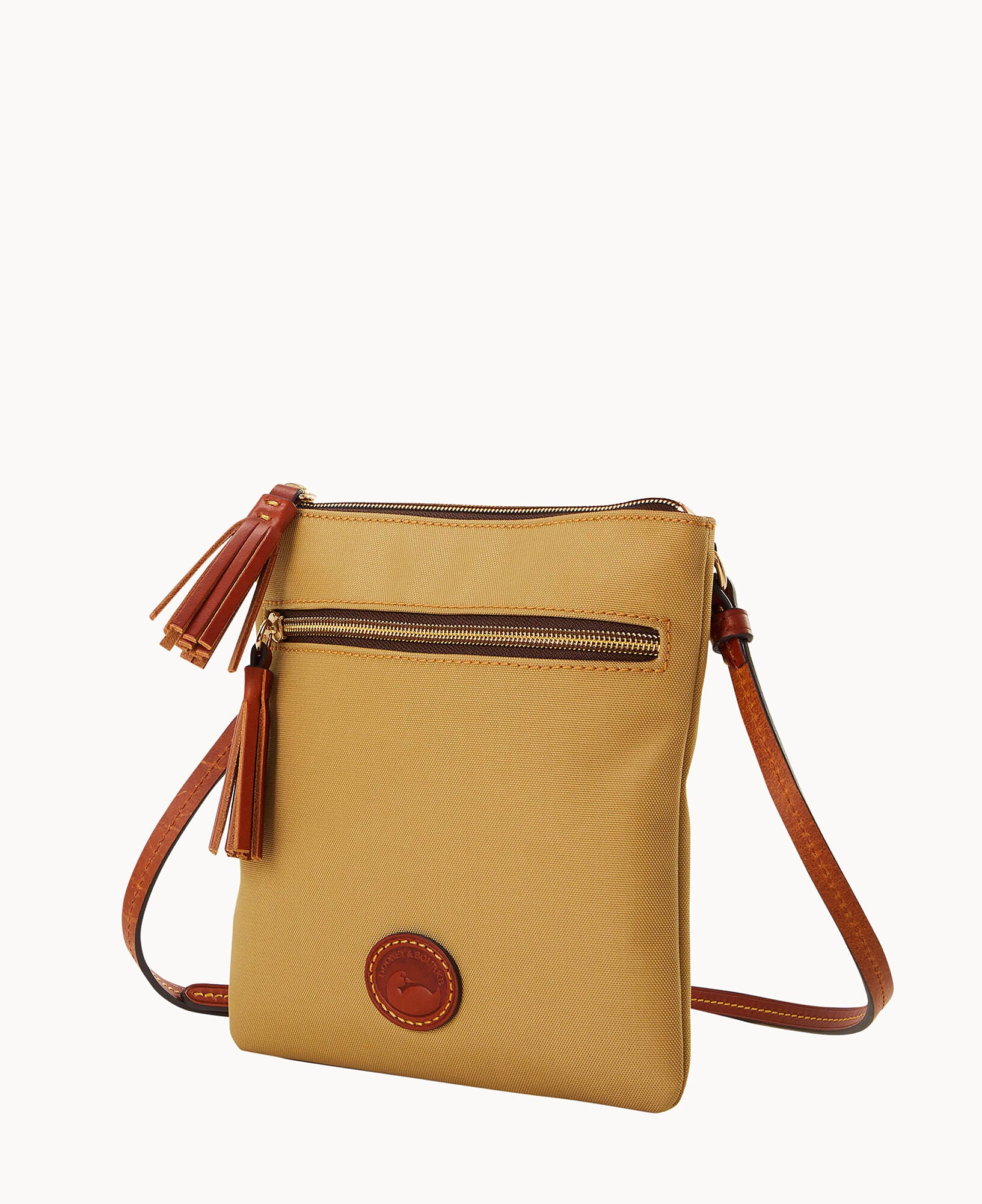 Nylon Double Zip Tassel Crossbody - Image 6