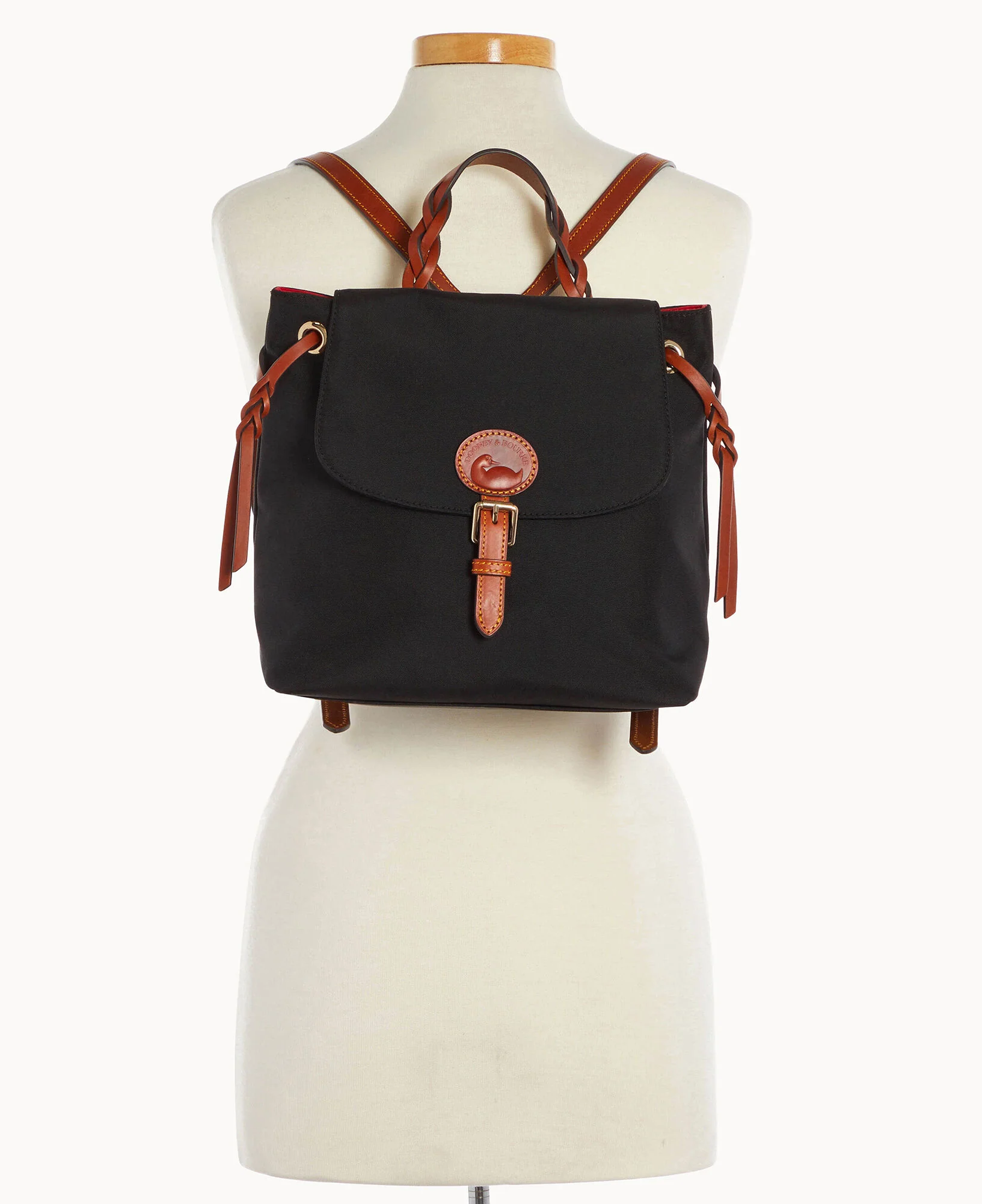 Nylon Flap Backpack - Image 4