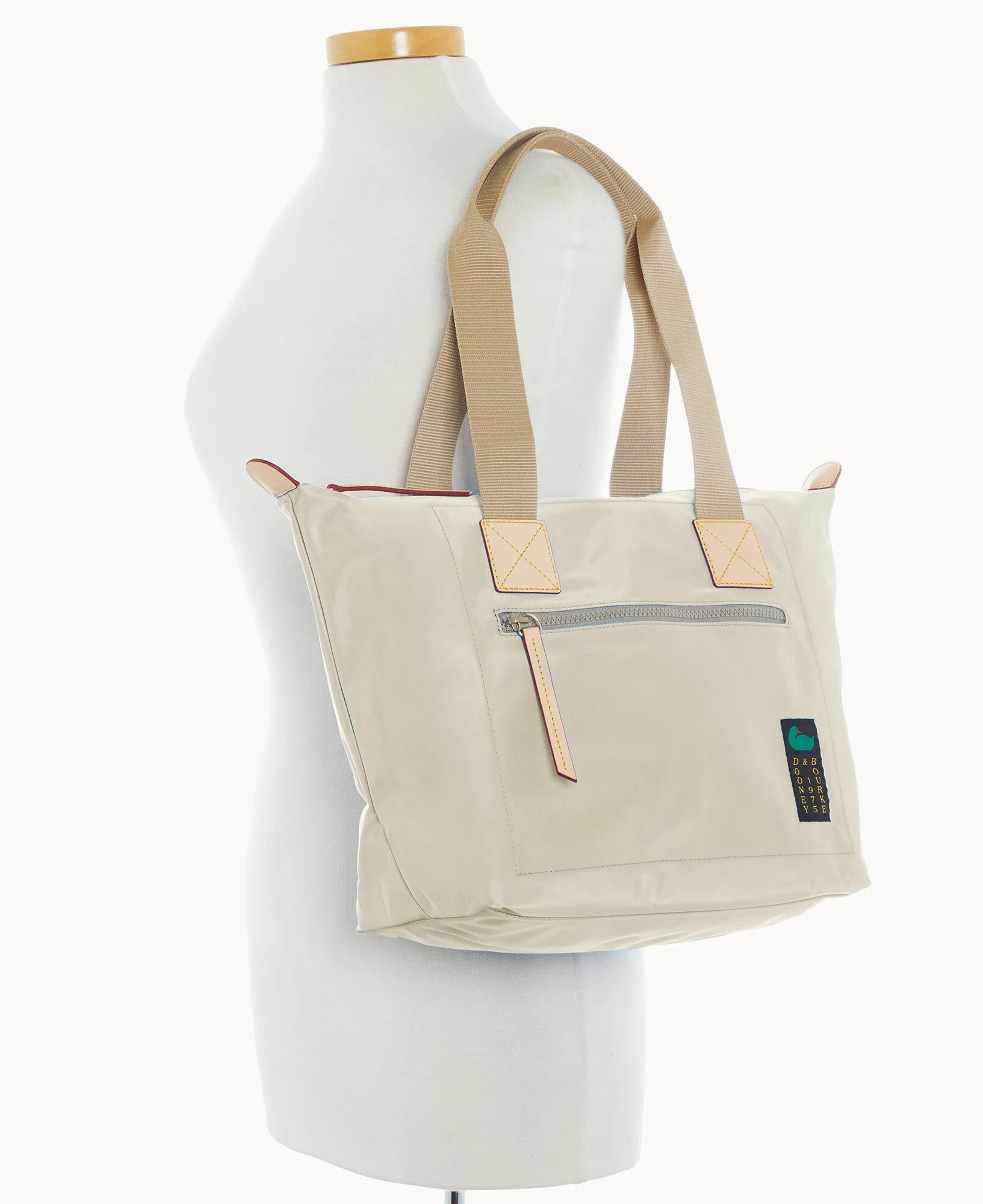 Nylon Front Zip Tote - Image 20