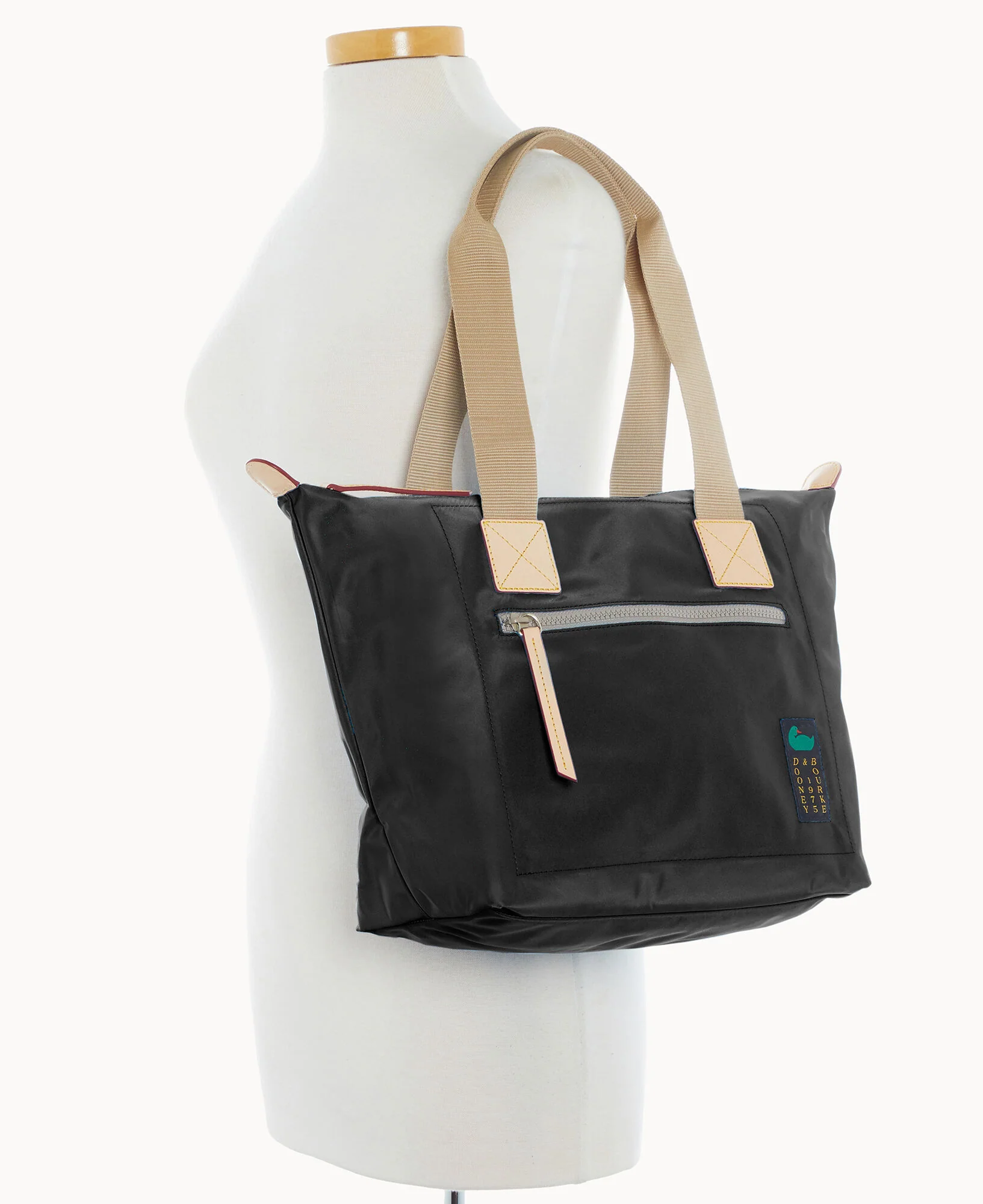 Nylon Front Zip Tote - Image 24