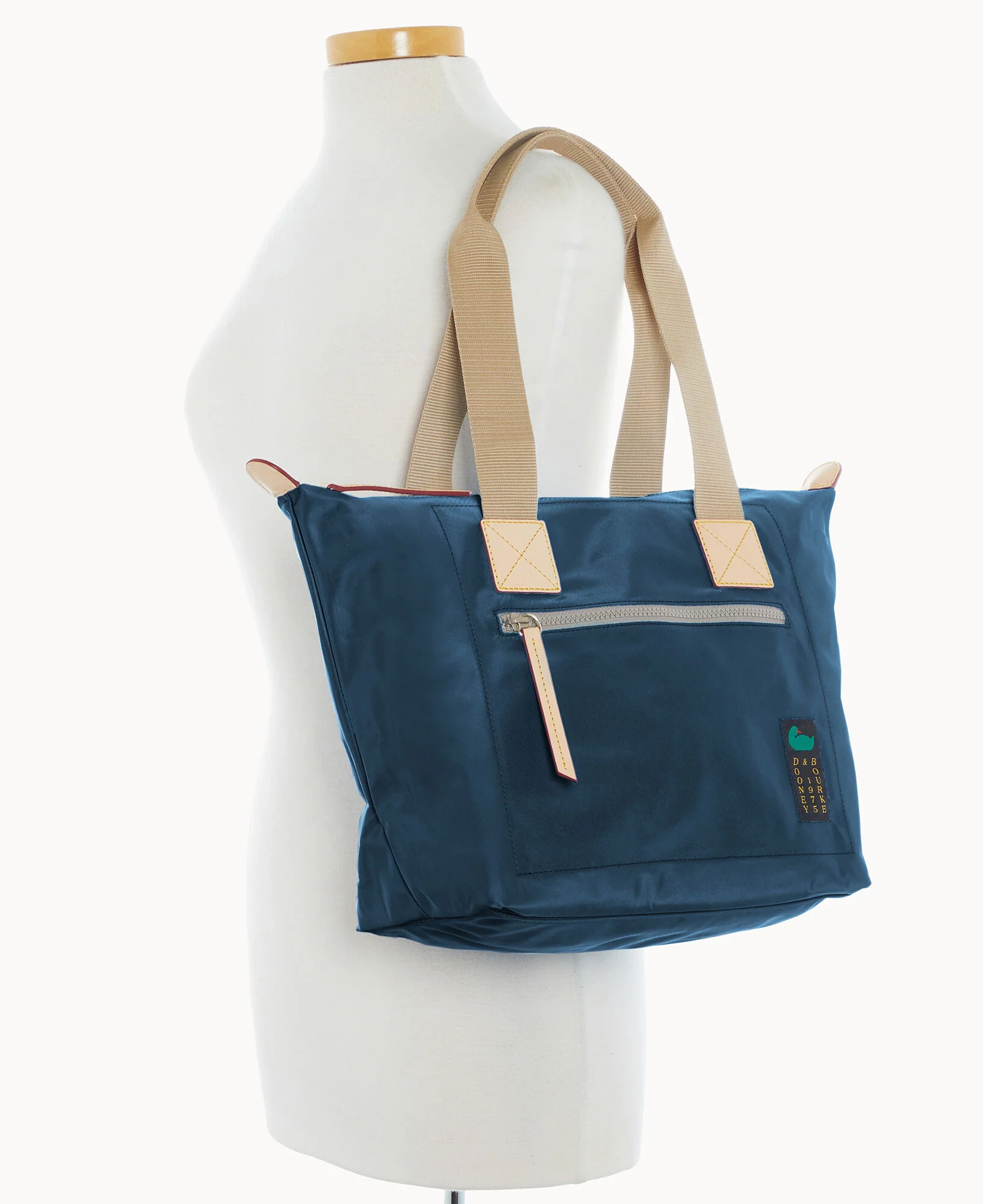 Nylon Front Zip Tote - Image 34
