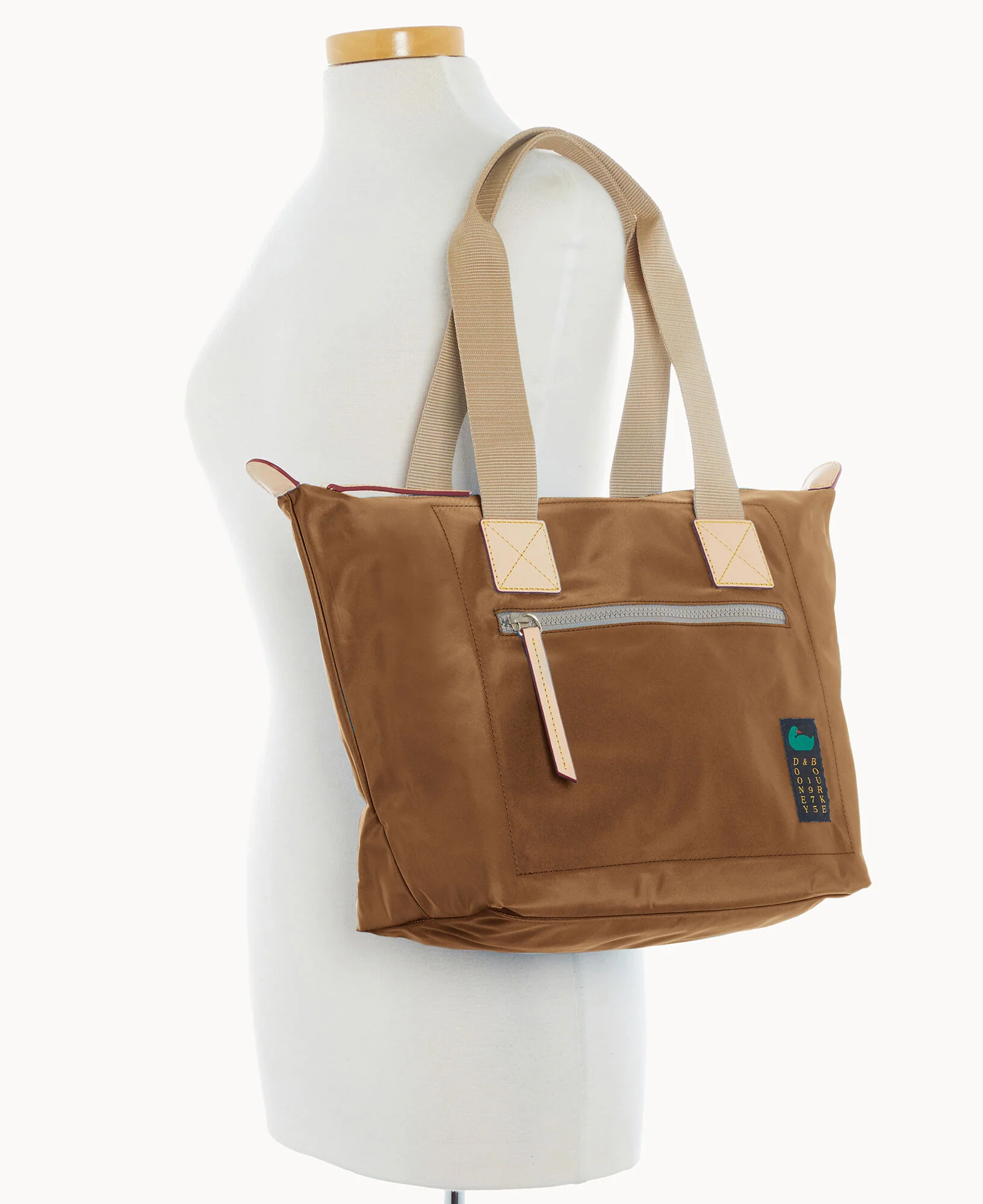 Nylon Front Zip Tote - Image 38