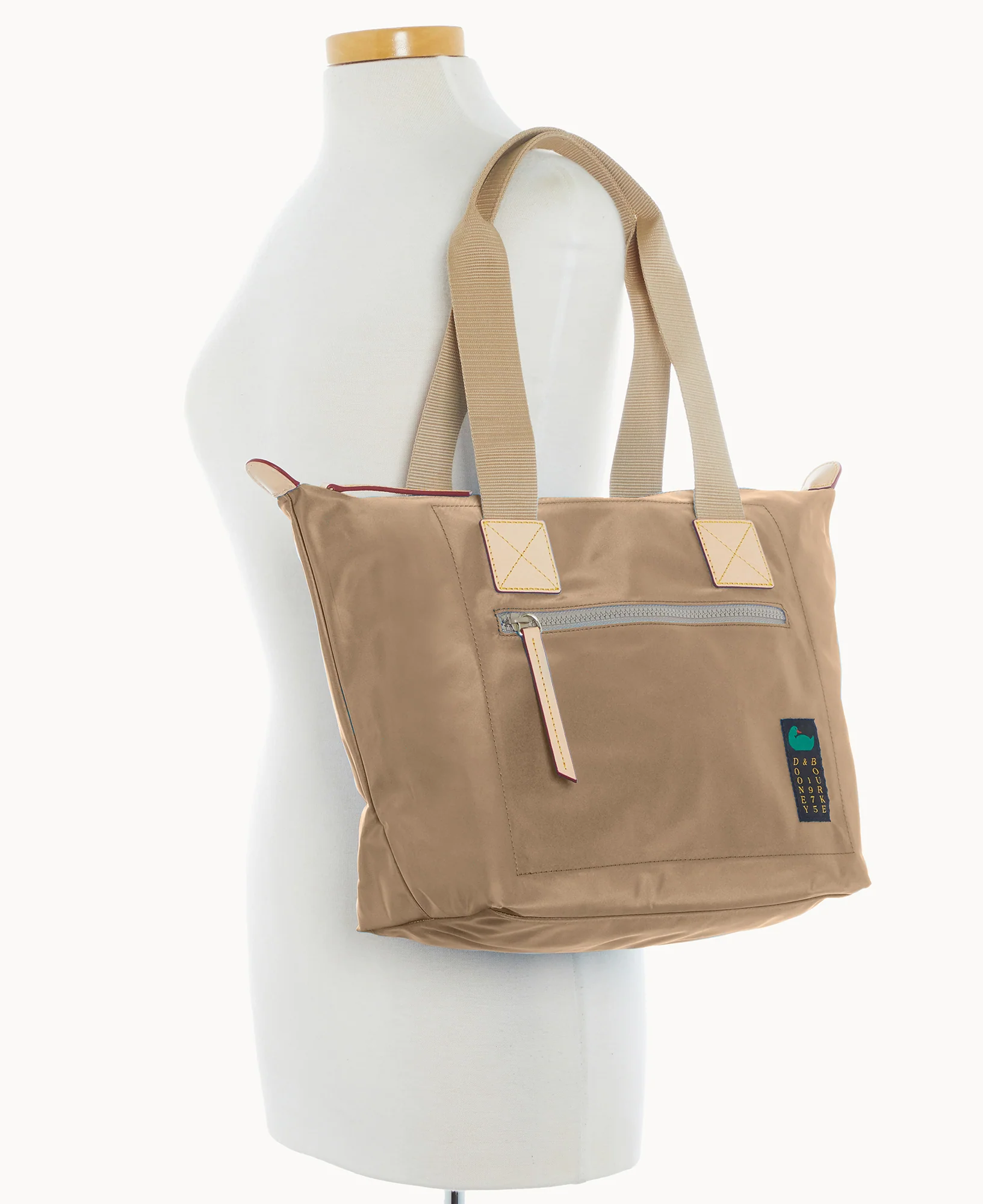 Nylon Front Zip Tote - Image 48