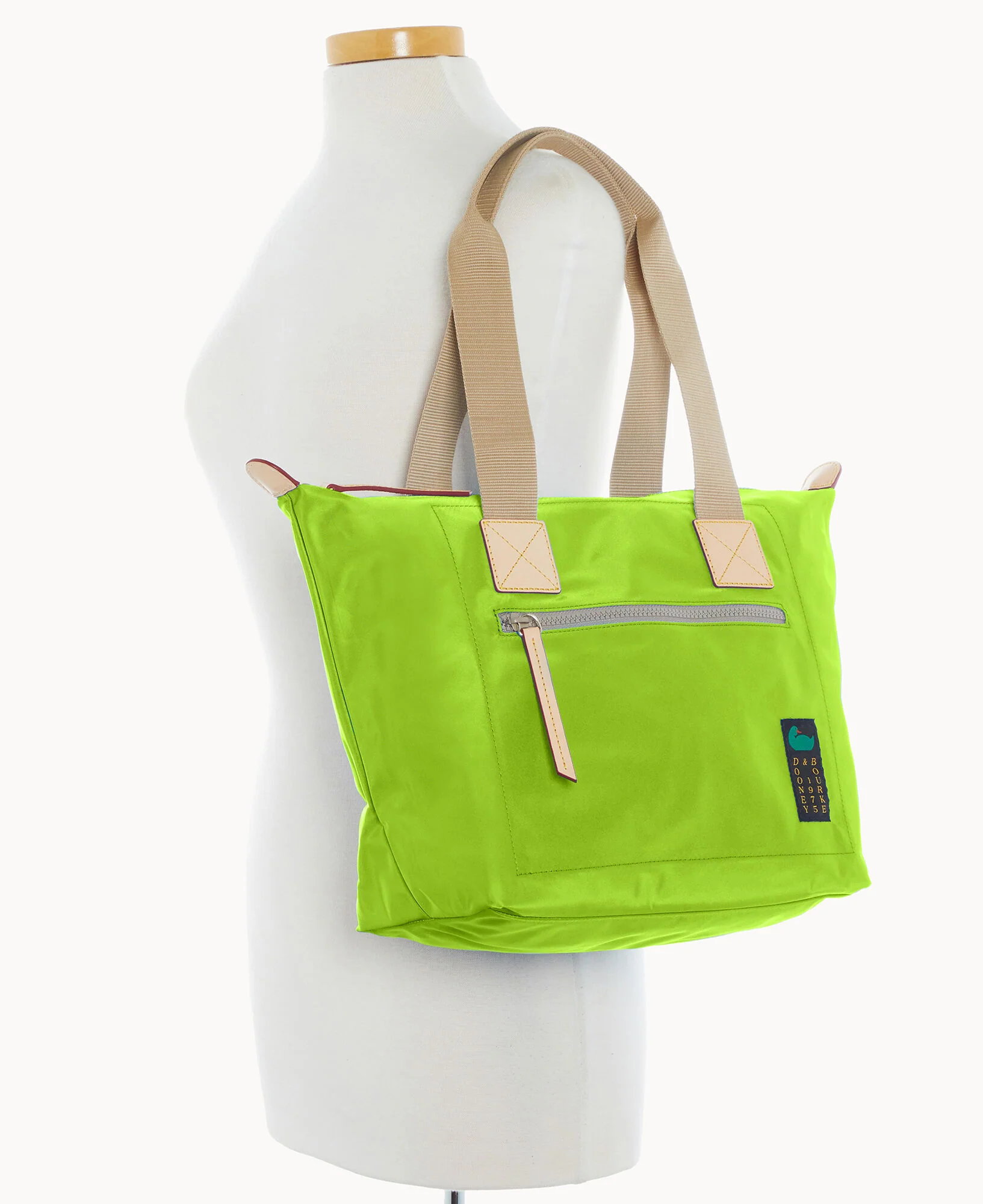 Nylon Front Zip Tote - Image 68