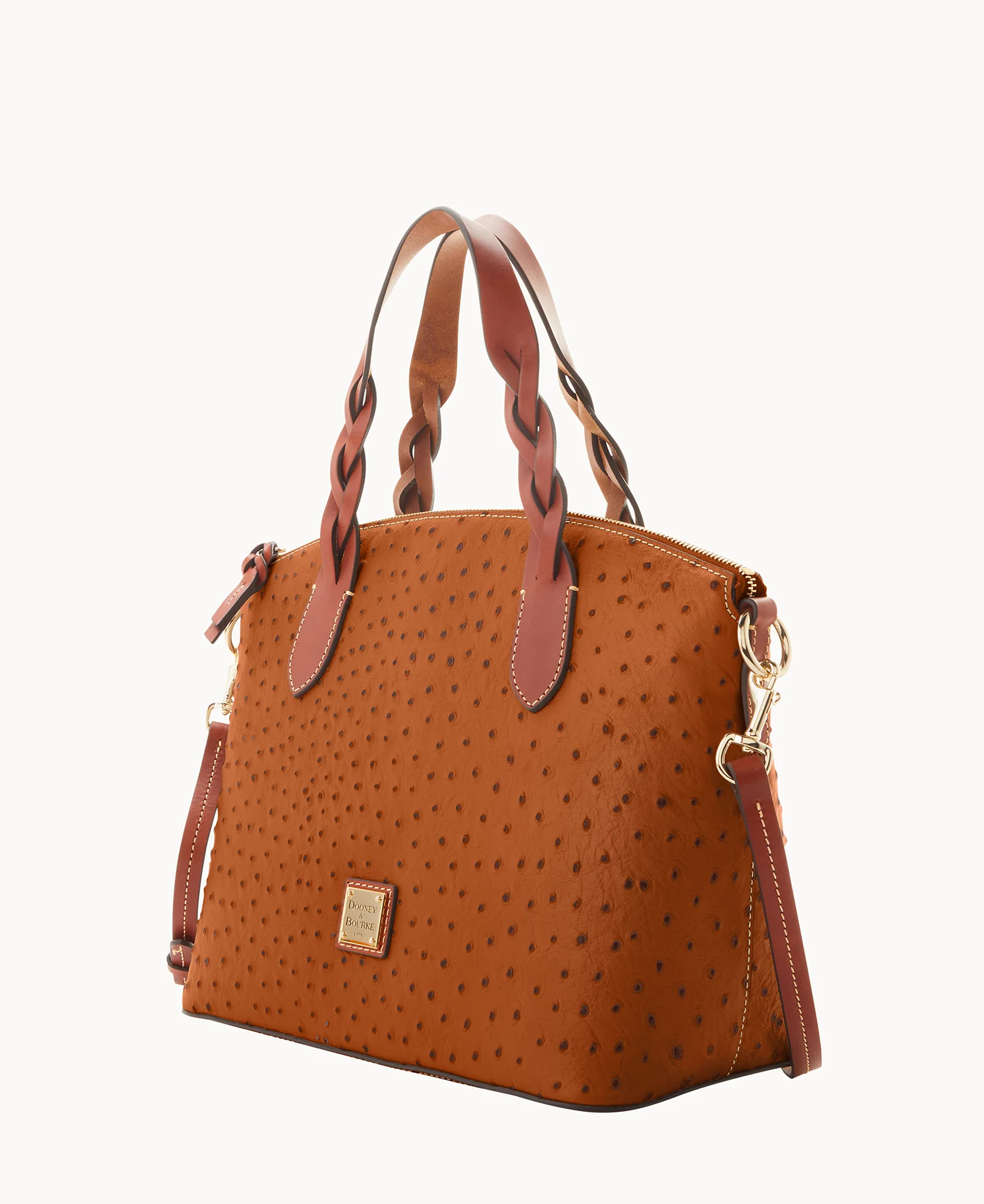 Ostrich Celeste Satchel - Image 10