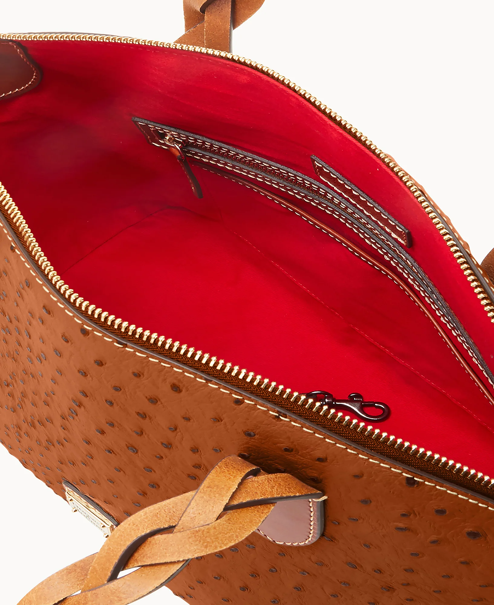 Ostrich Celeste Satchel - Image 11