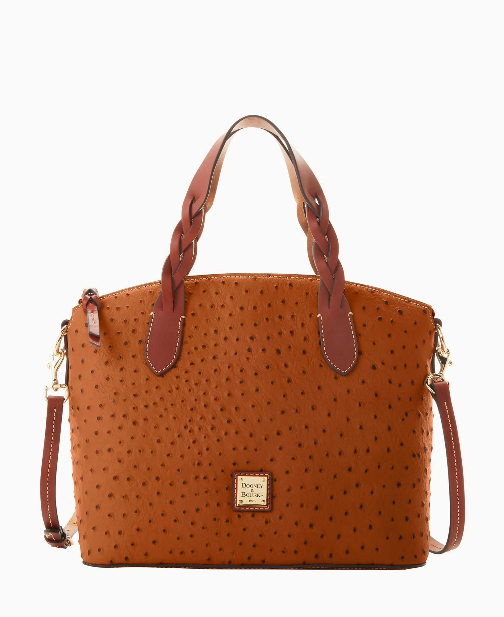 Ostrich Celeste Satchel - Image 9