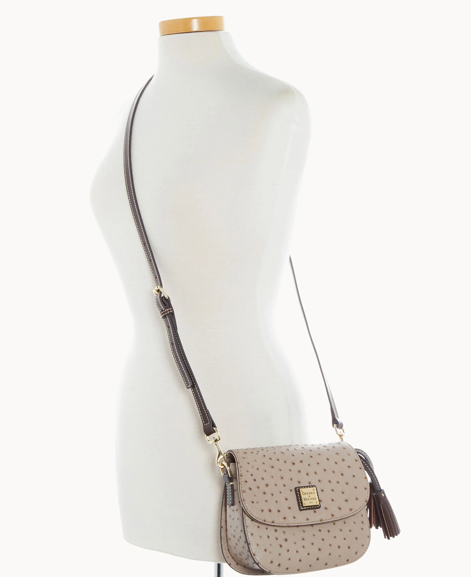 Ostrich Flap Crossbody - Image 5