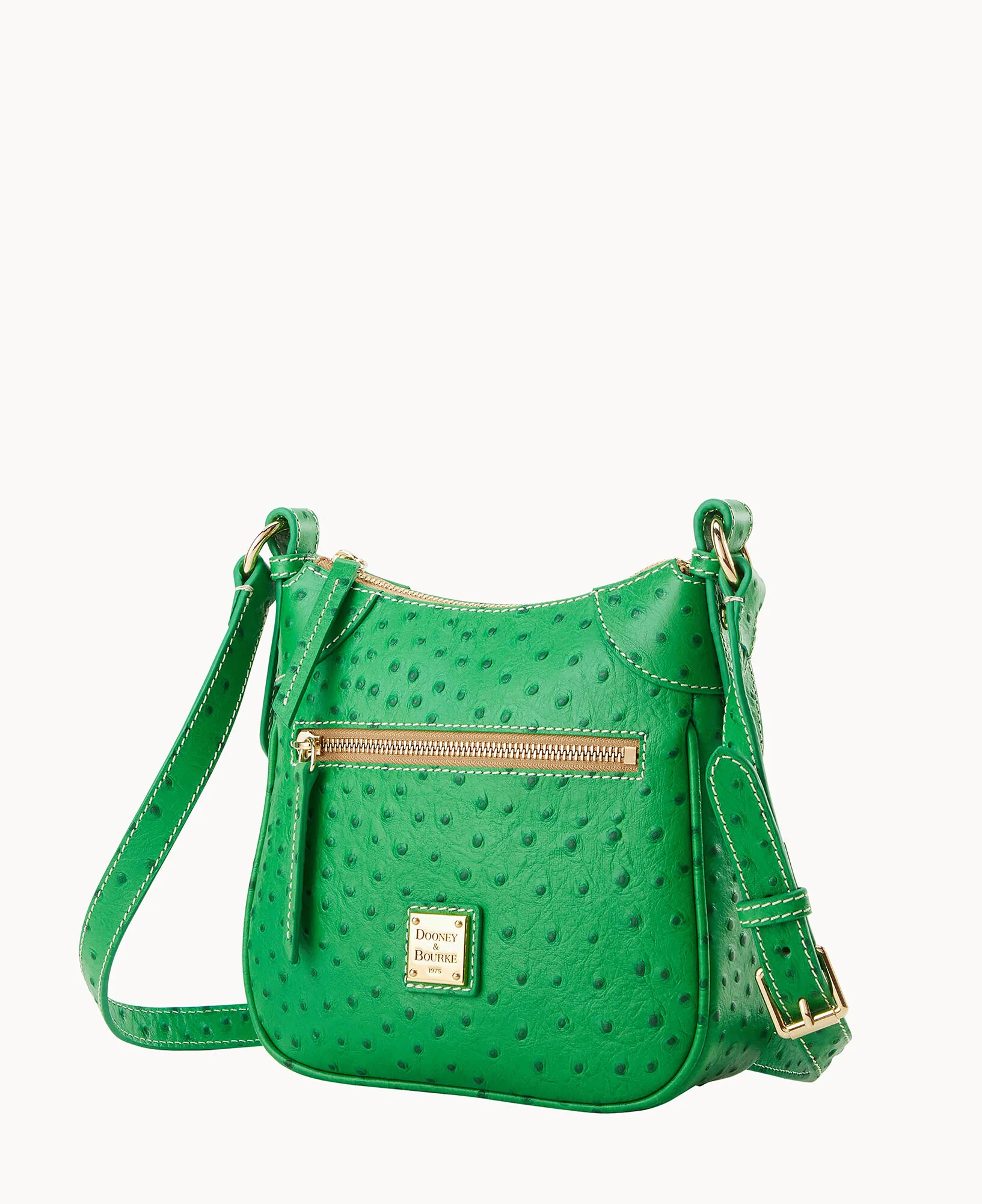 Ostrich Front Zip Crossbody - Image 16