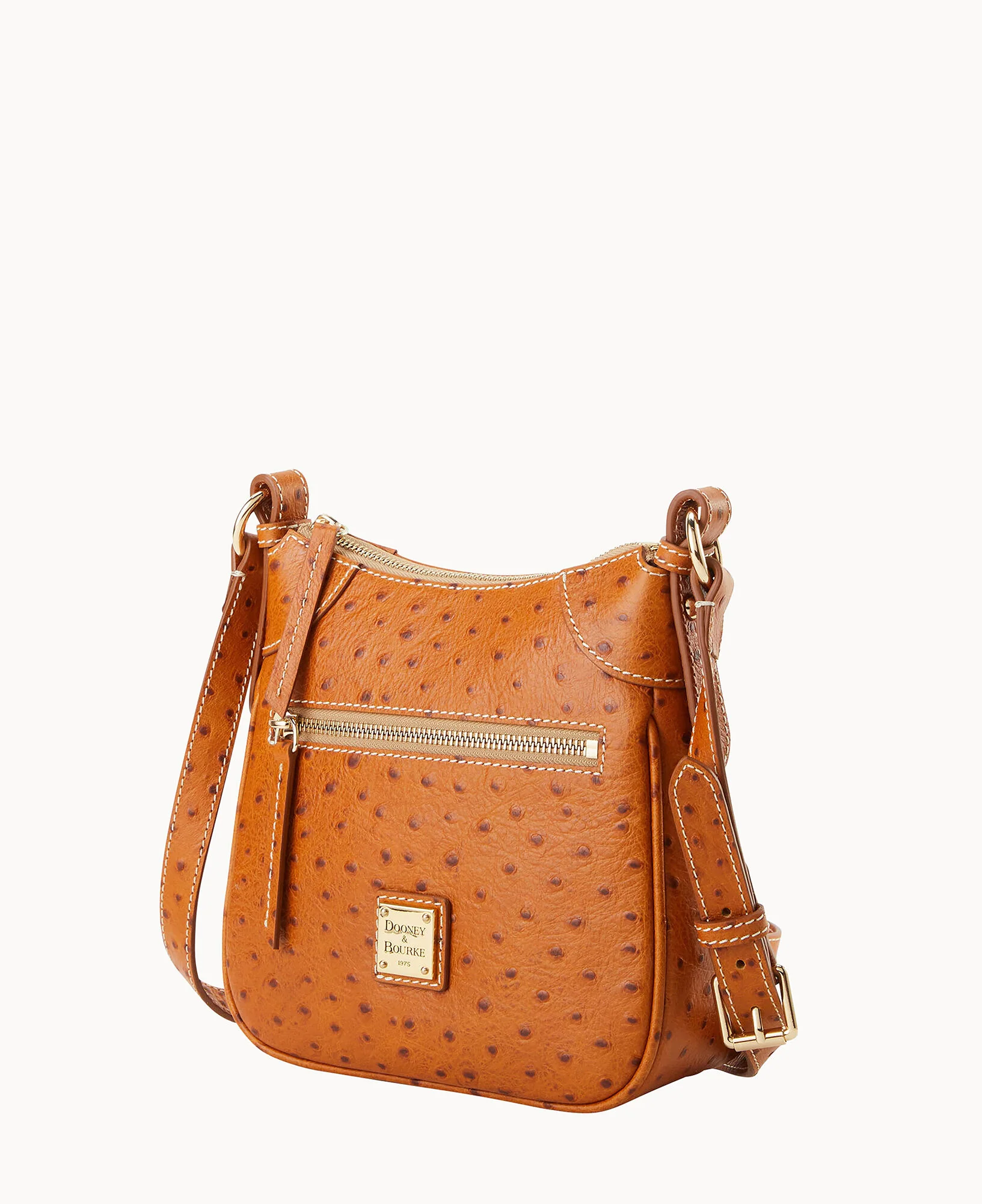 Ostrich Front Zip Crossbody - Image 20