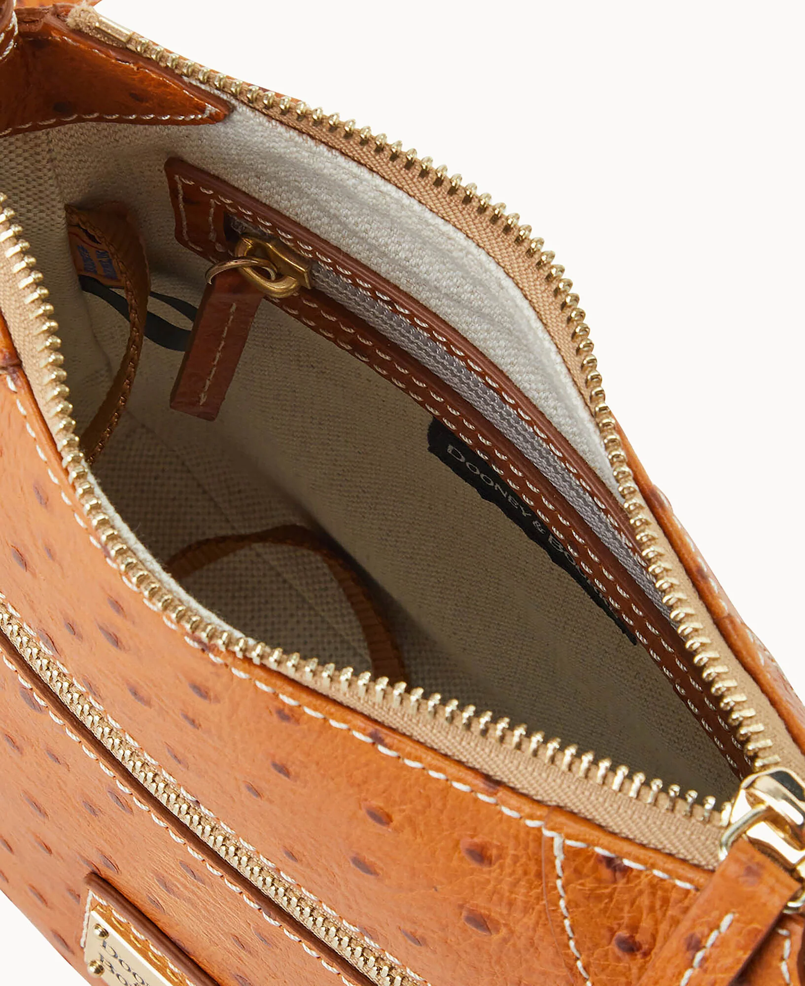 Ostrich Front Zip Crossbody - Image 21