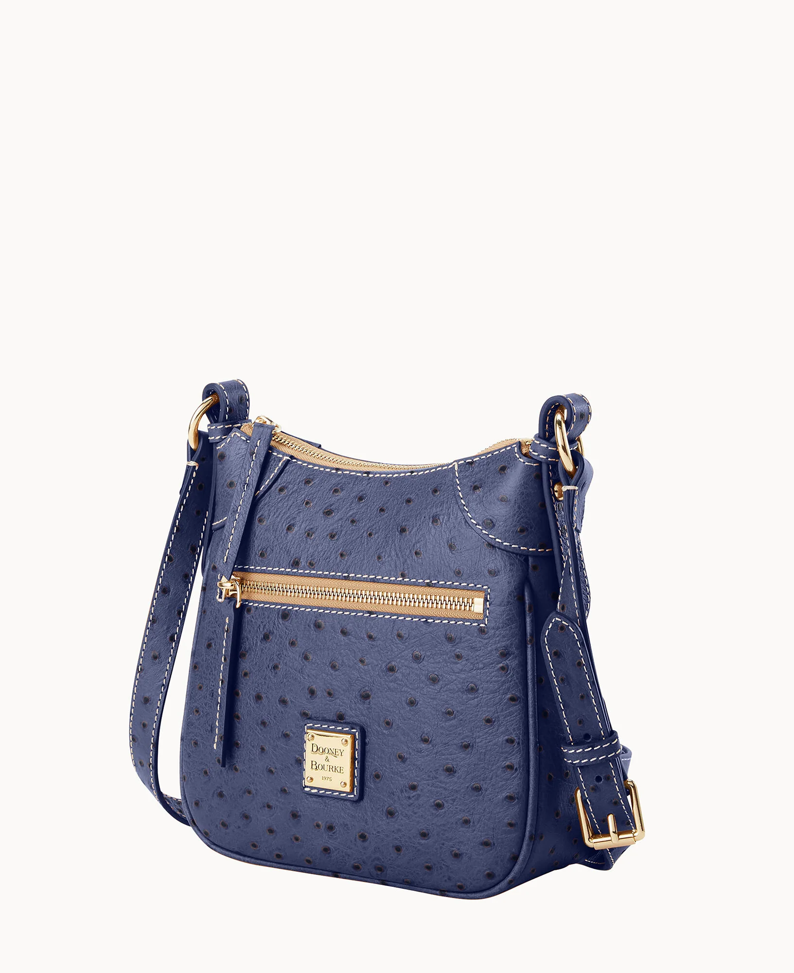 Ostrich Front Zip Crossbody - Image 28