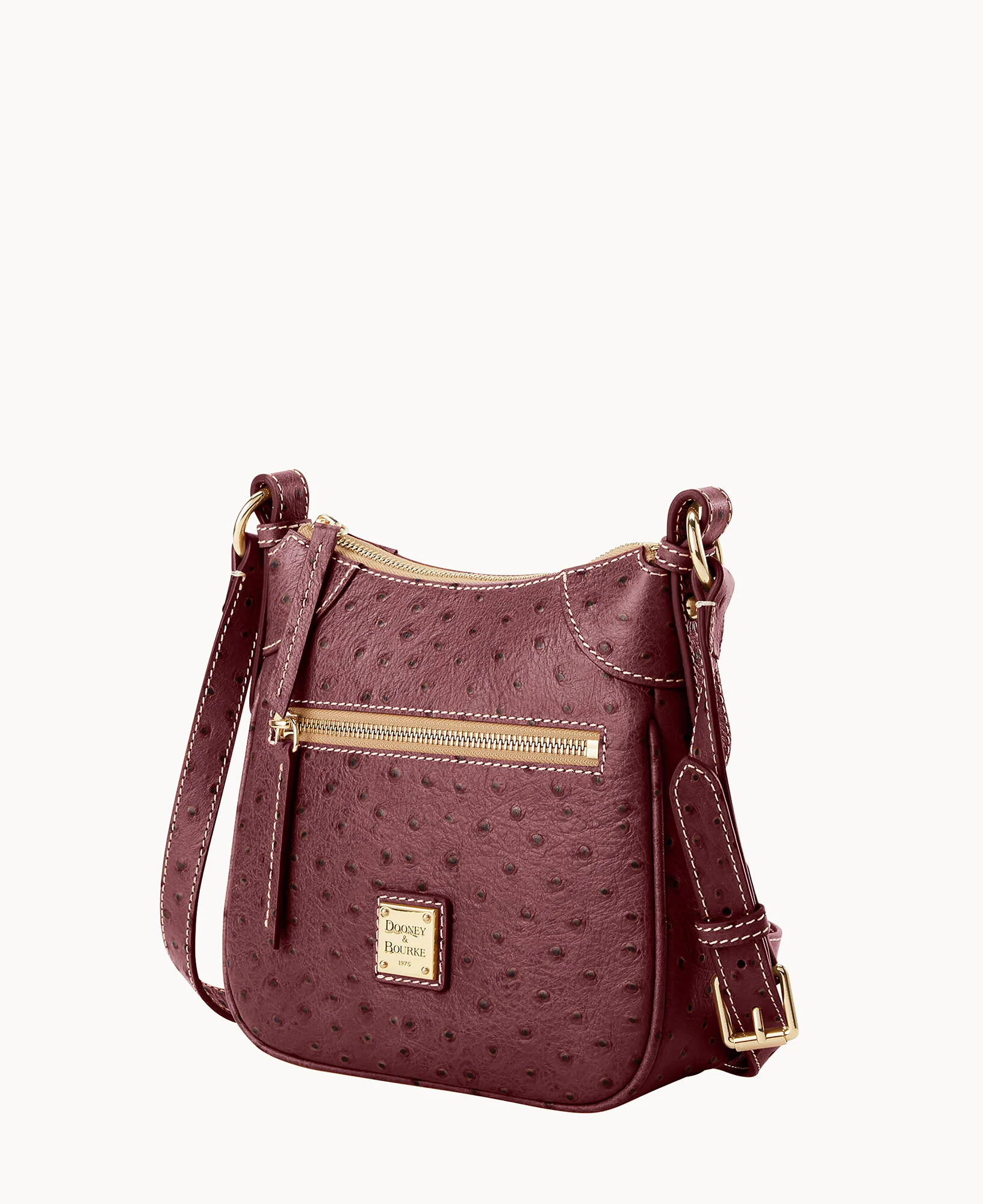 Ostrich Front Zip Crossbody - Image 32