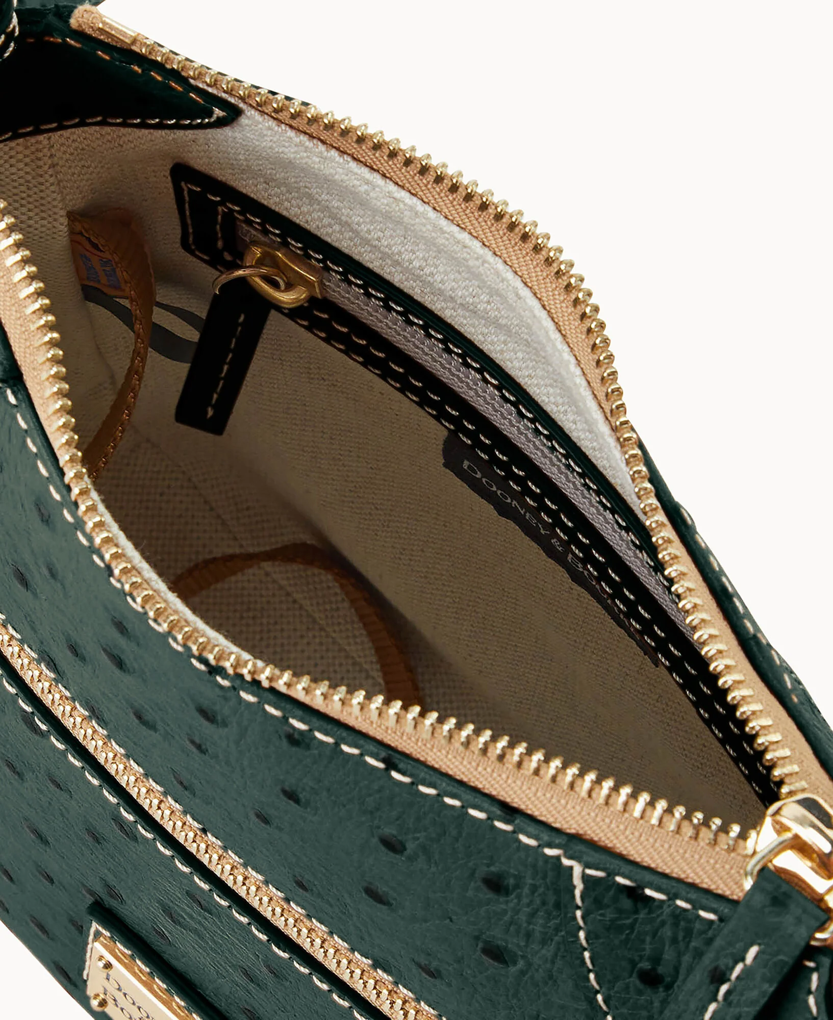 Ostrich Front Zip Crossbody - Image 41