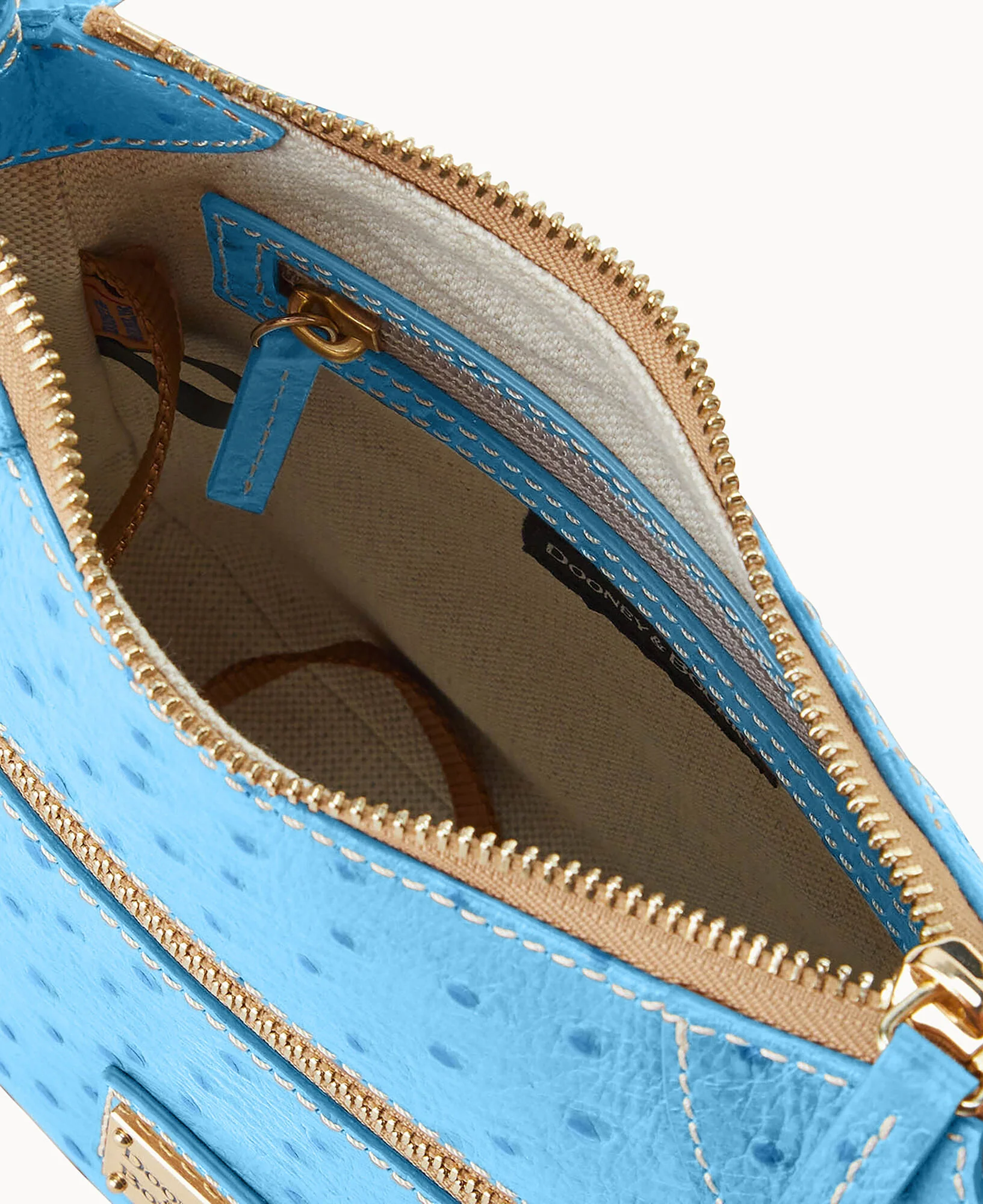 Ostrich Front Zip Crossbody - Image 53