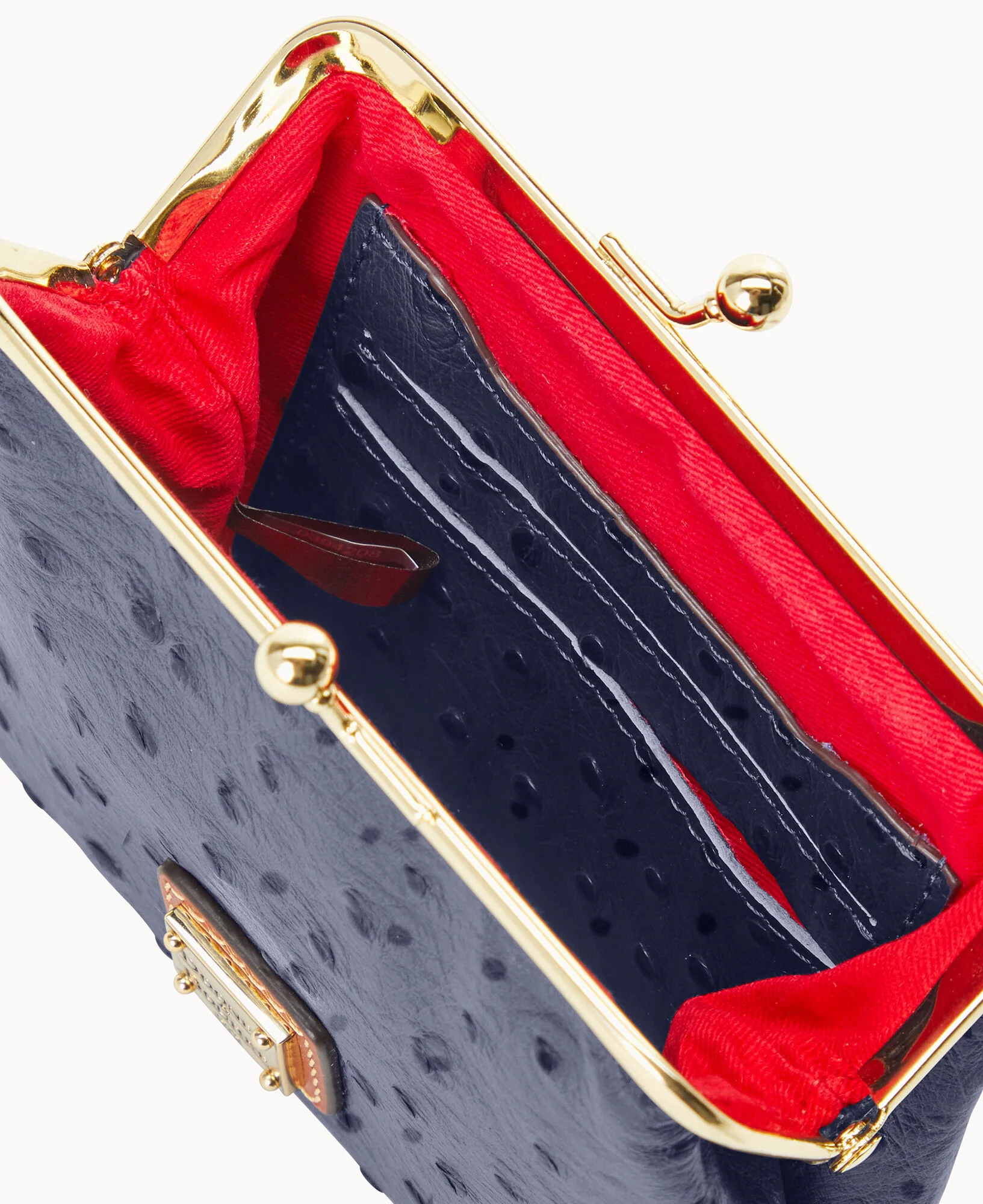 Ostrich Large Framed Purse - Image 33