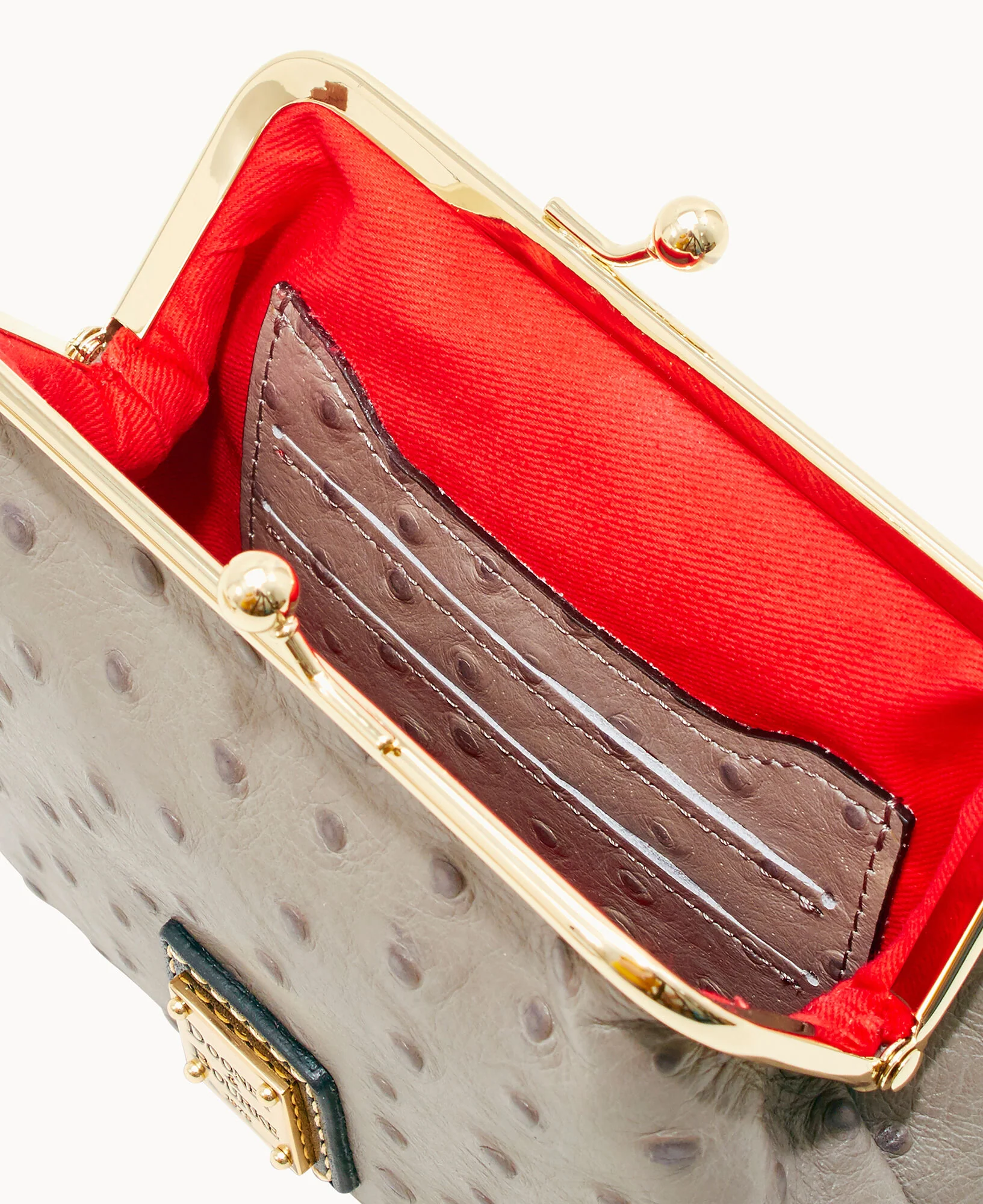 Ostrich Large Framed Purse - Image 36