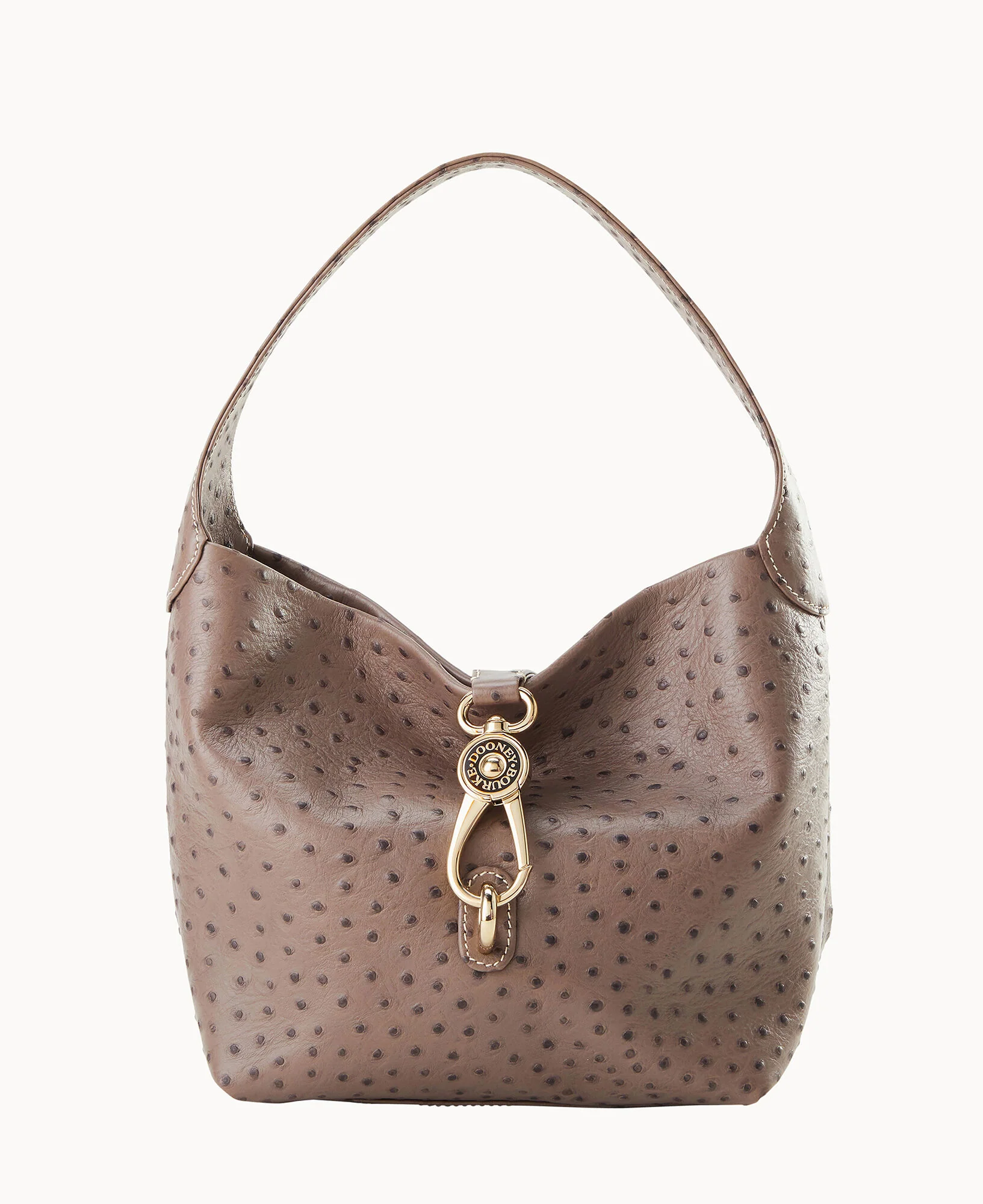 Ostrich Logo Lock Hobo - Image 13