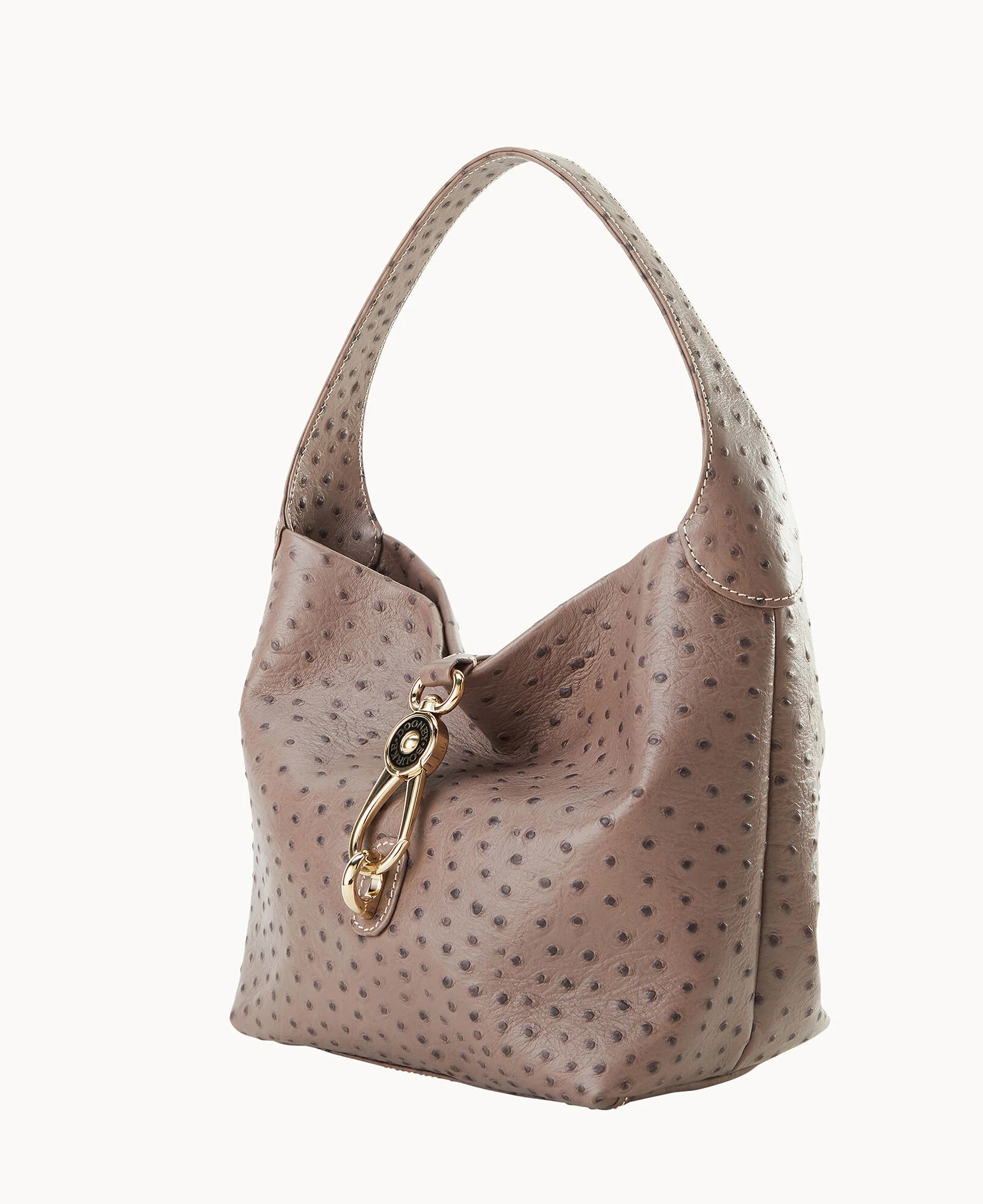 Ostrich Logo Lock Hobo - Image 14