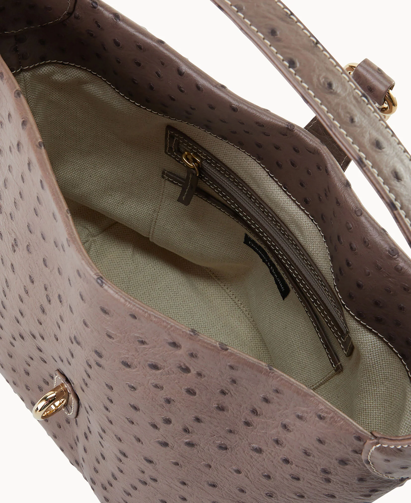 Ostrich Logo Lock Hobo - Image 15