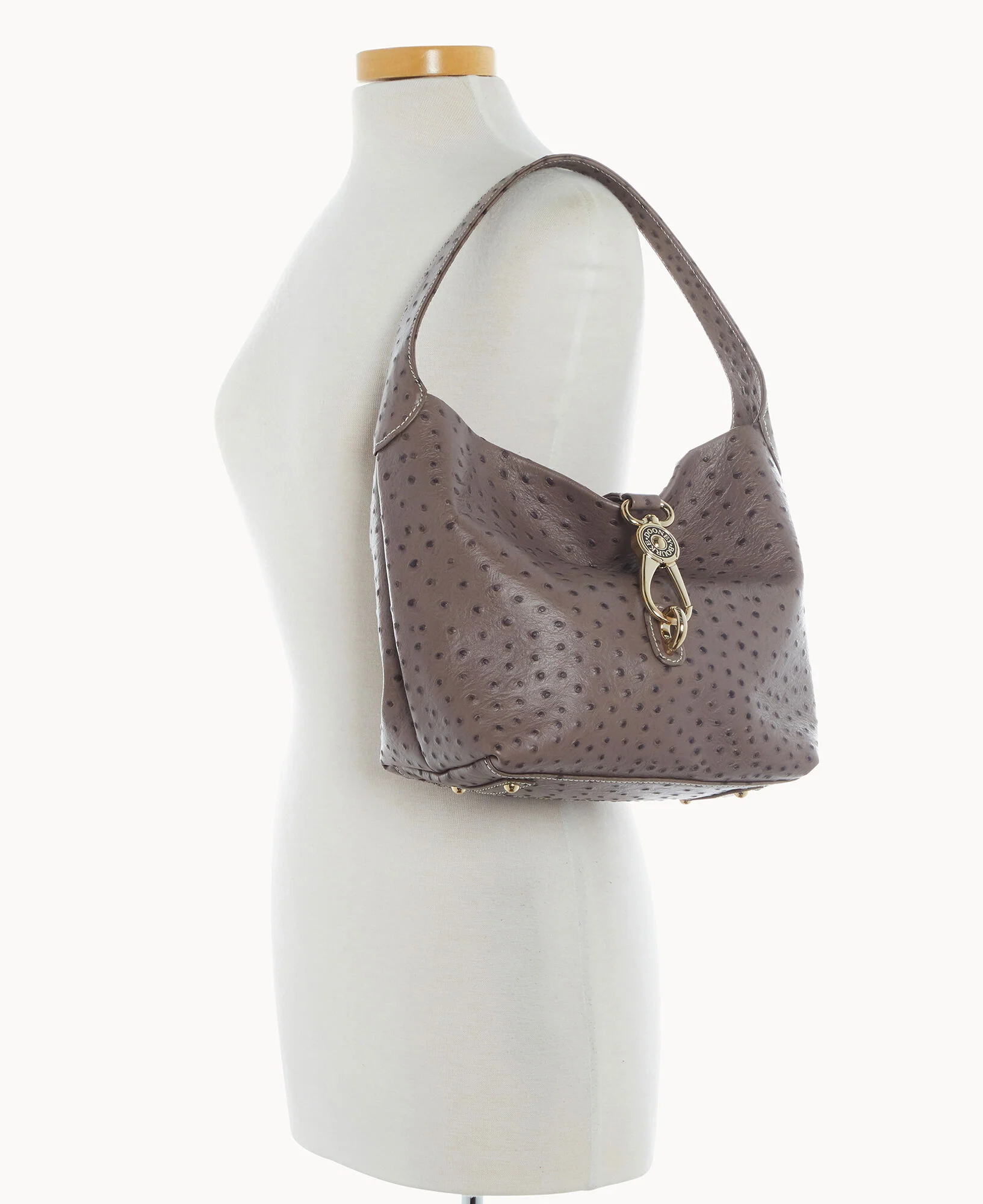 Ostrich Logo Lock Hobo - Image 16