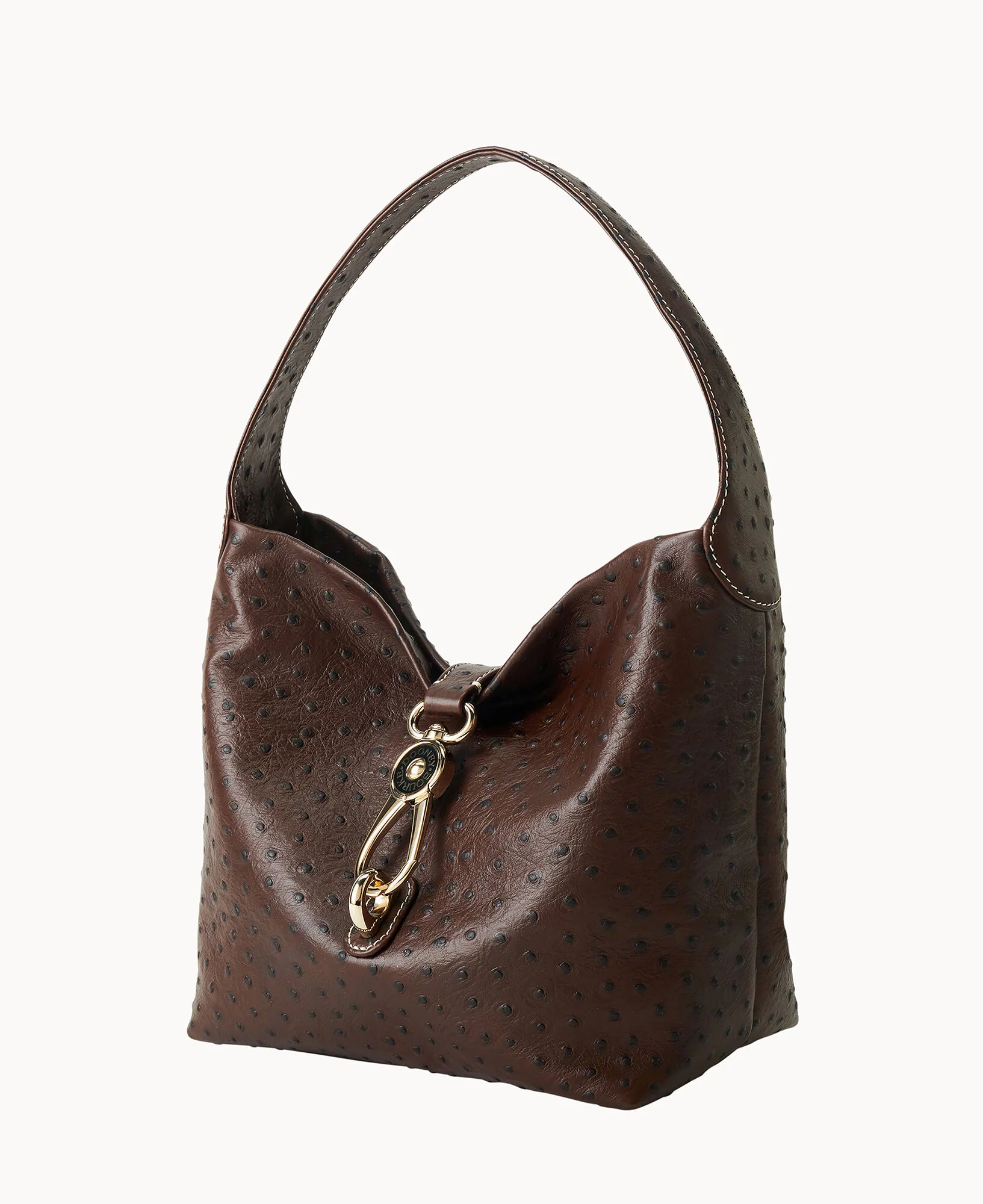 Ostrich Logo Lock Hobo - Image 24
