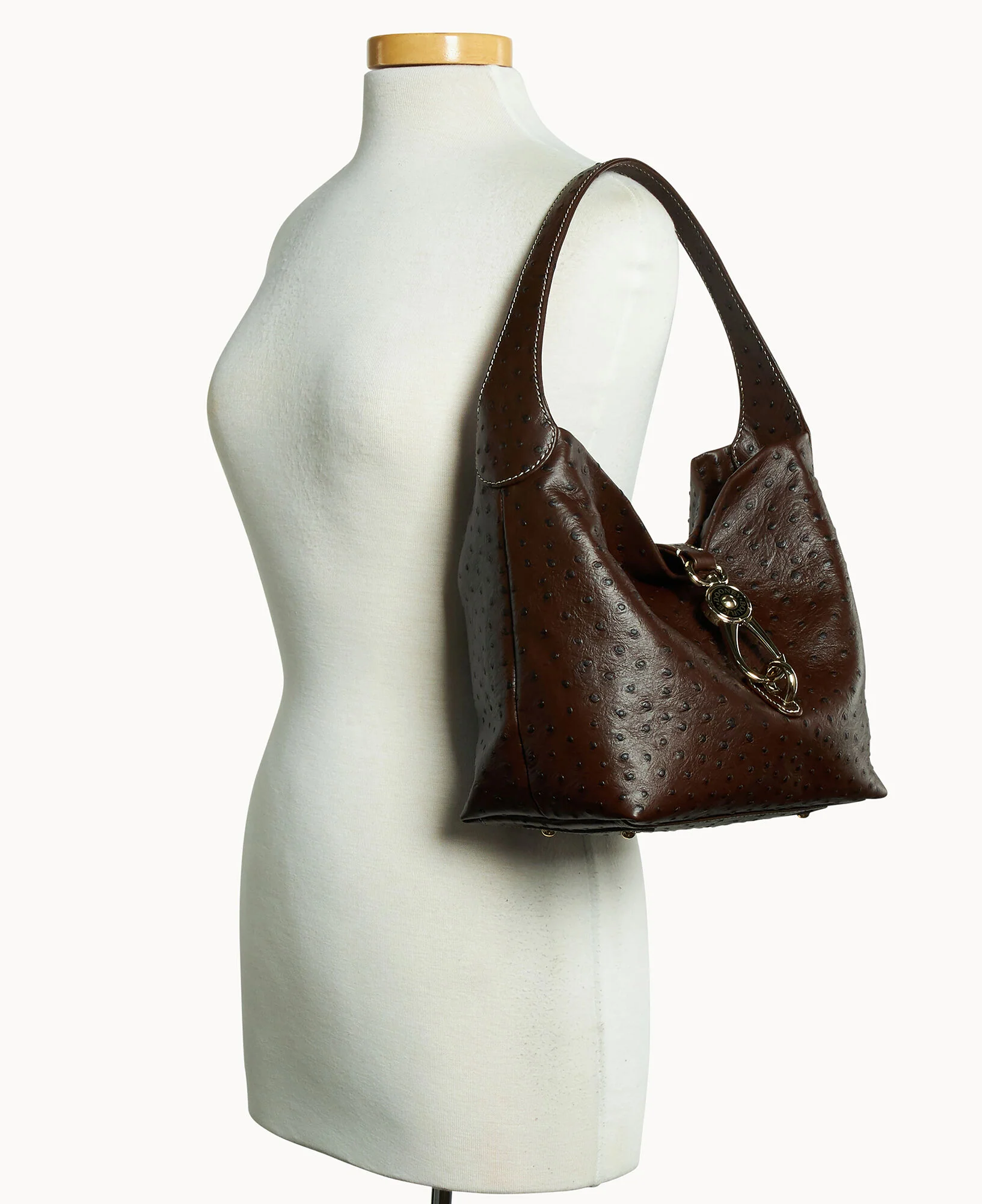 Ostrich Logo Lock Hobo - Image 26