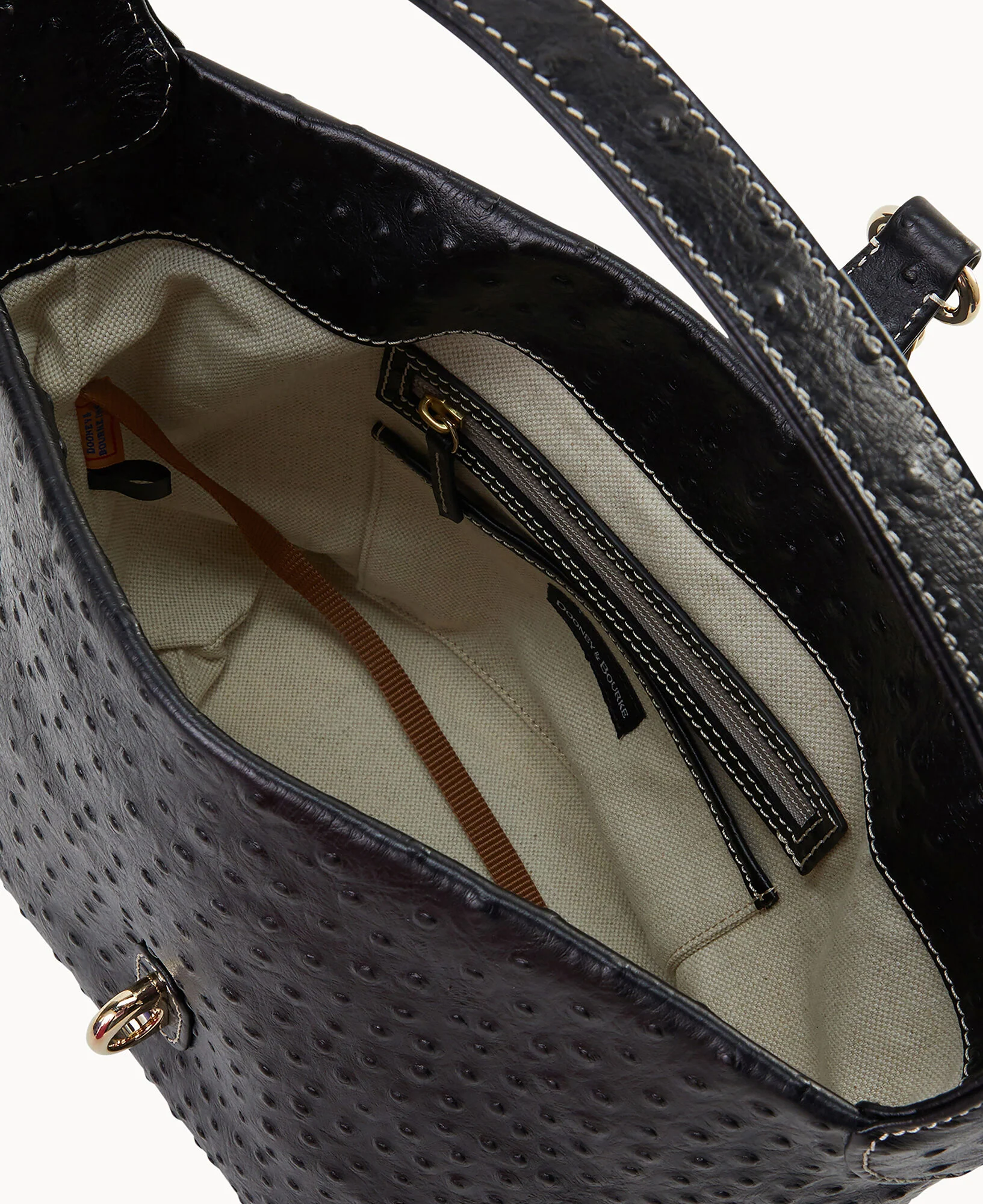 Ostrich Logo Lock Hobo - Image 6