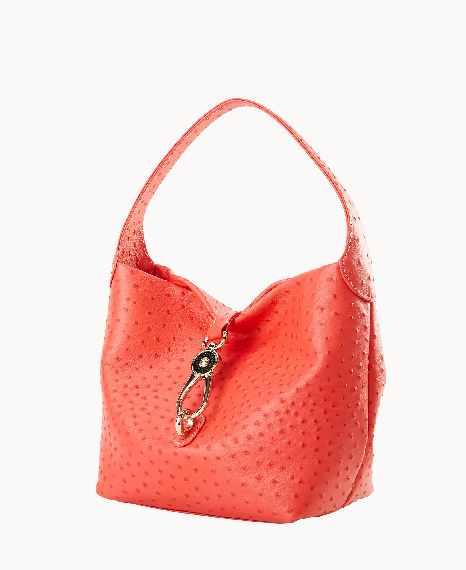 Ostrich Logo Lock Hobo - Image 8