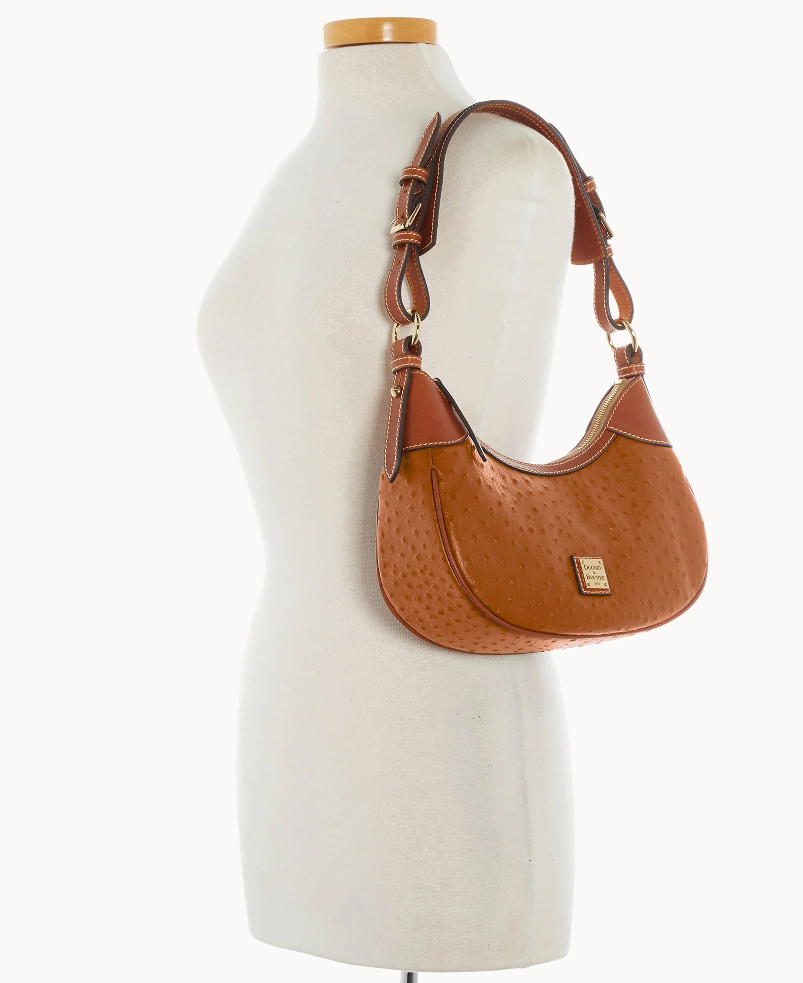 Ostrich Small Hobo - Image 12