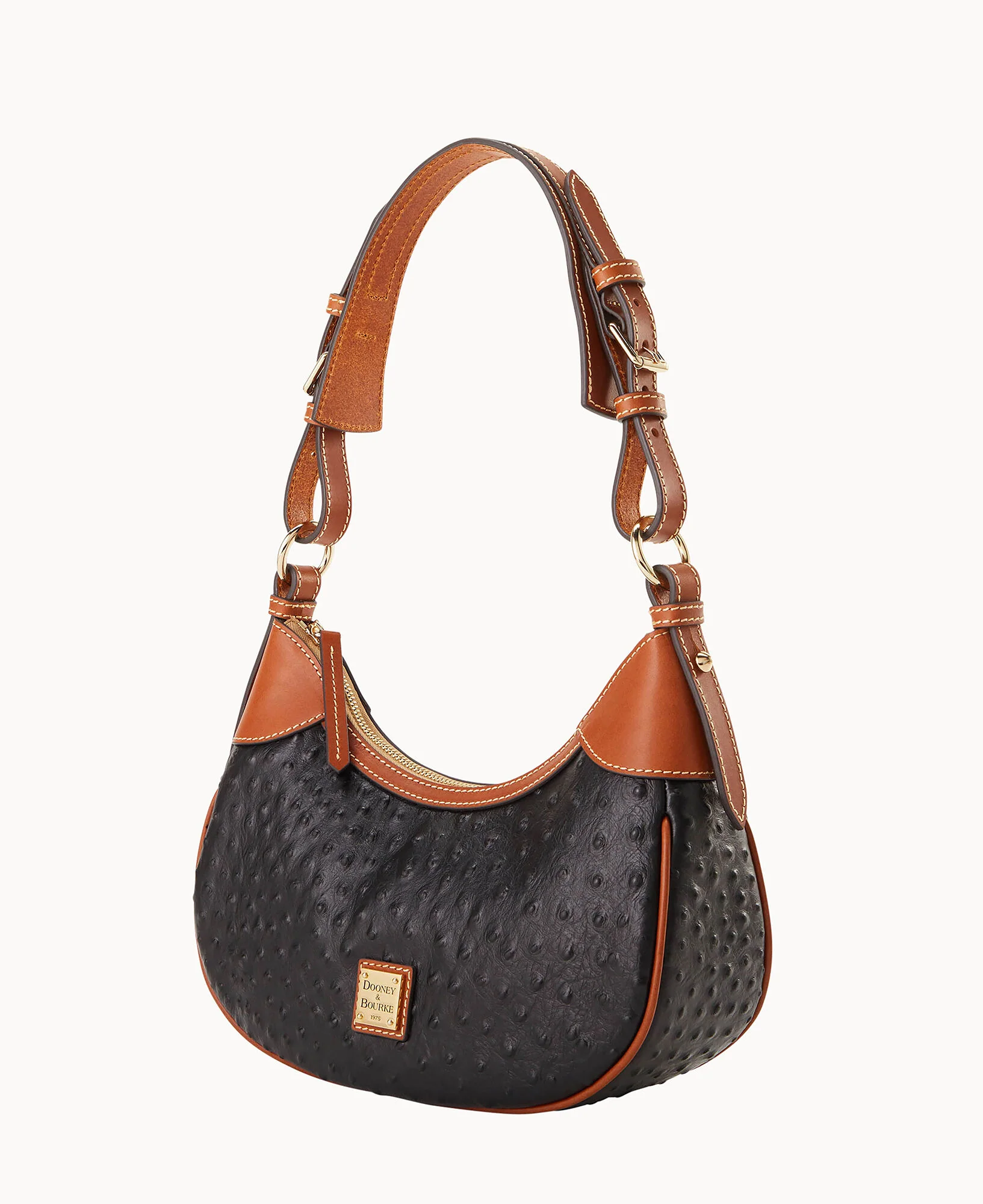 Ostrich Small Hobo - Image 14