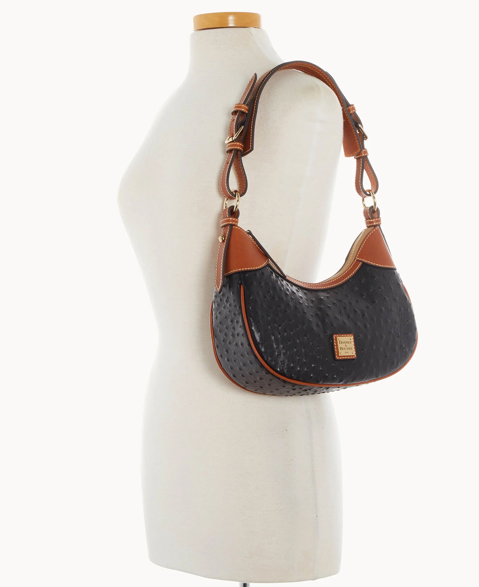 Ostrich Small Hobo - Image 16