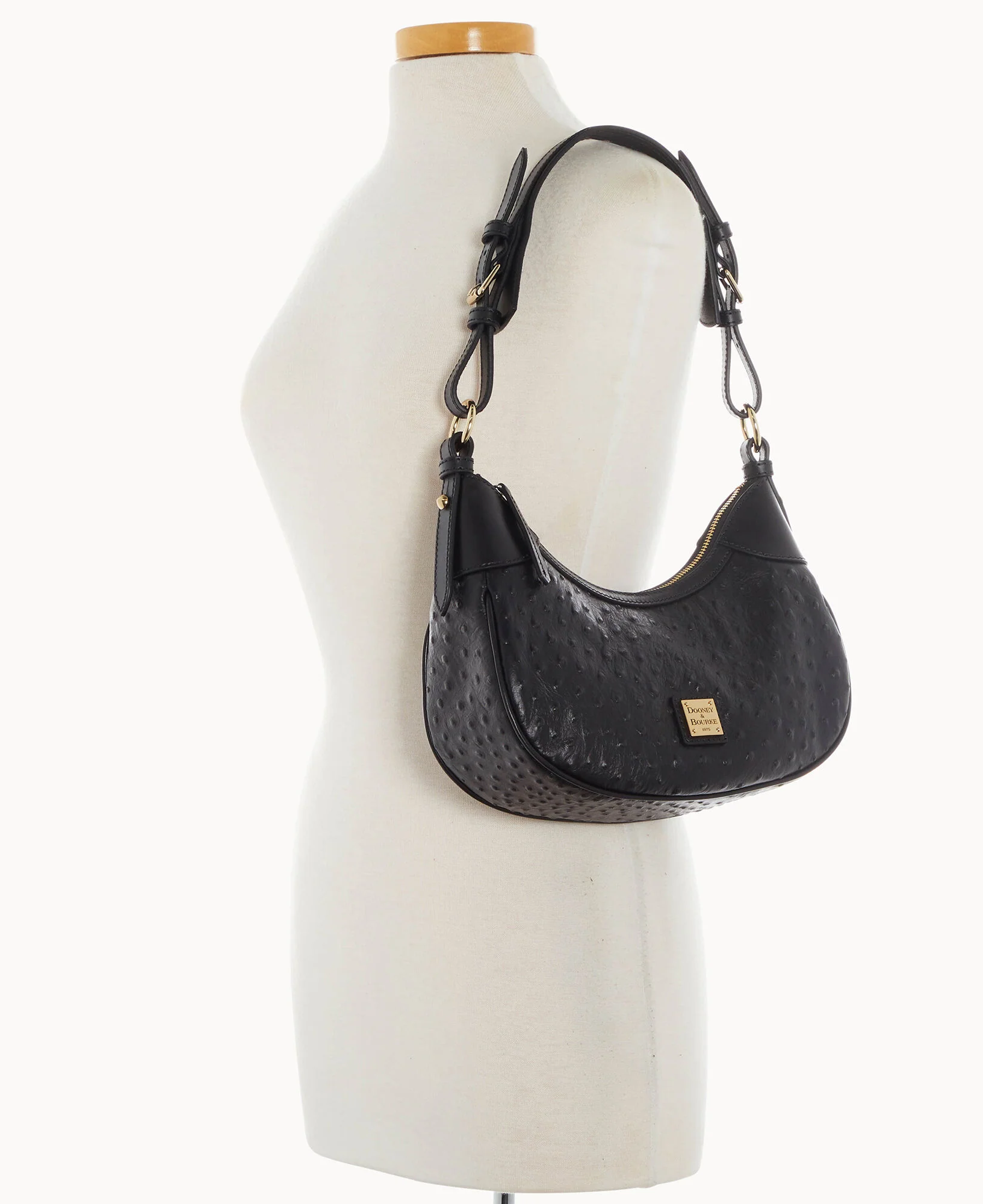 Ostrich Small Hobo - Image 4