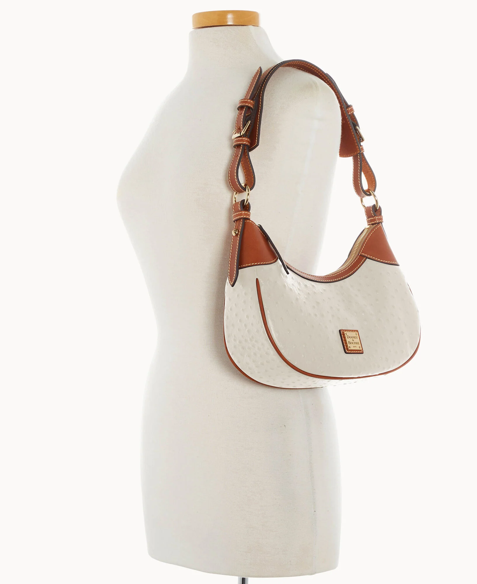 Ostrich Small Hobo - Image 8