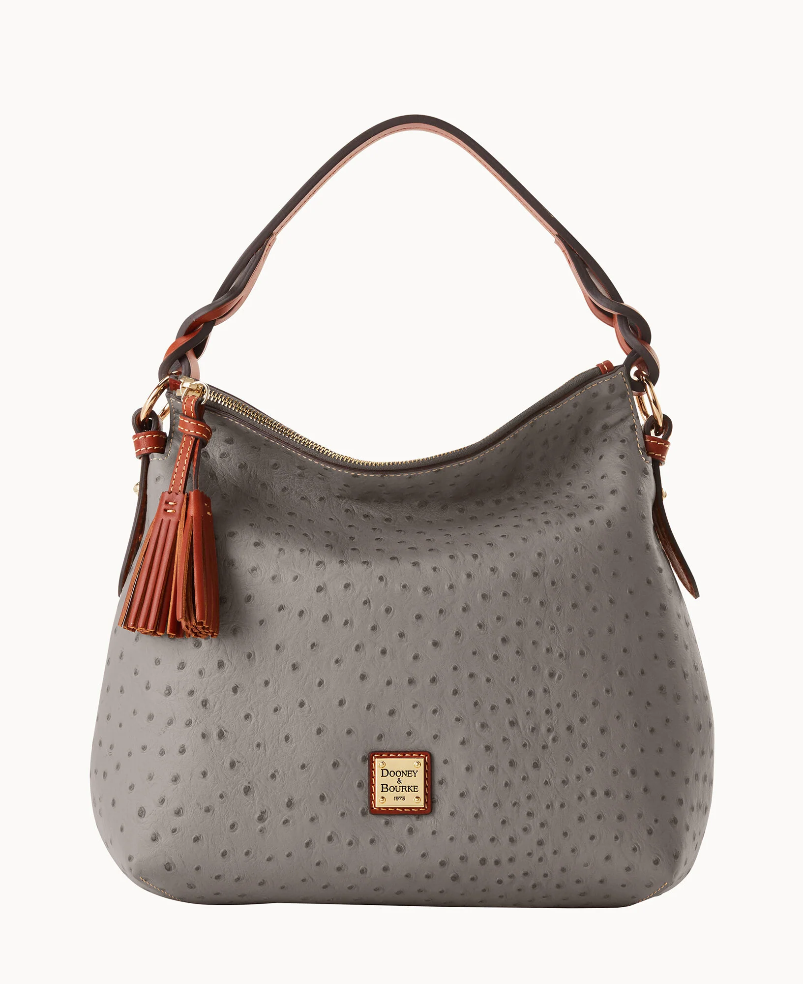 Ostrich Twist Strap Hobo - Image 5