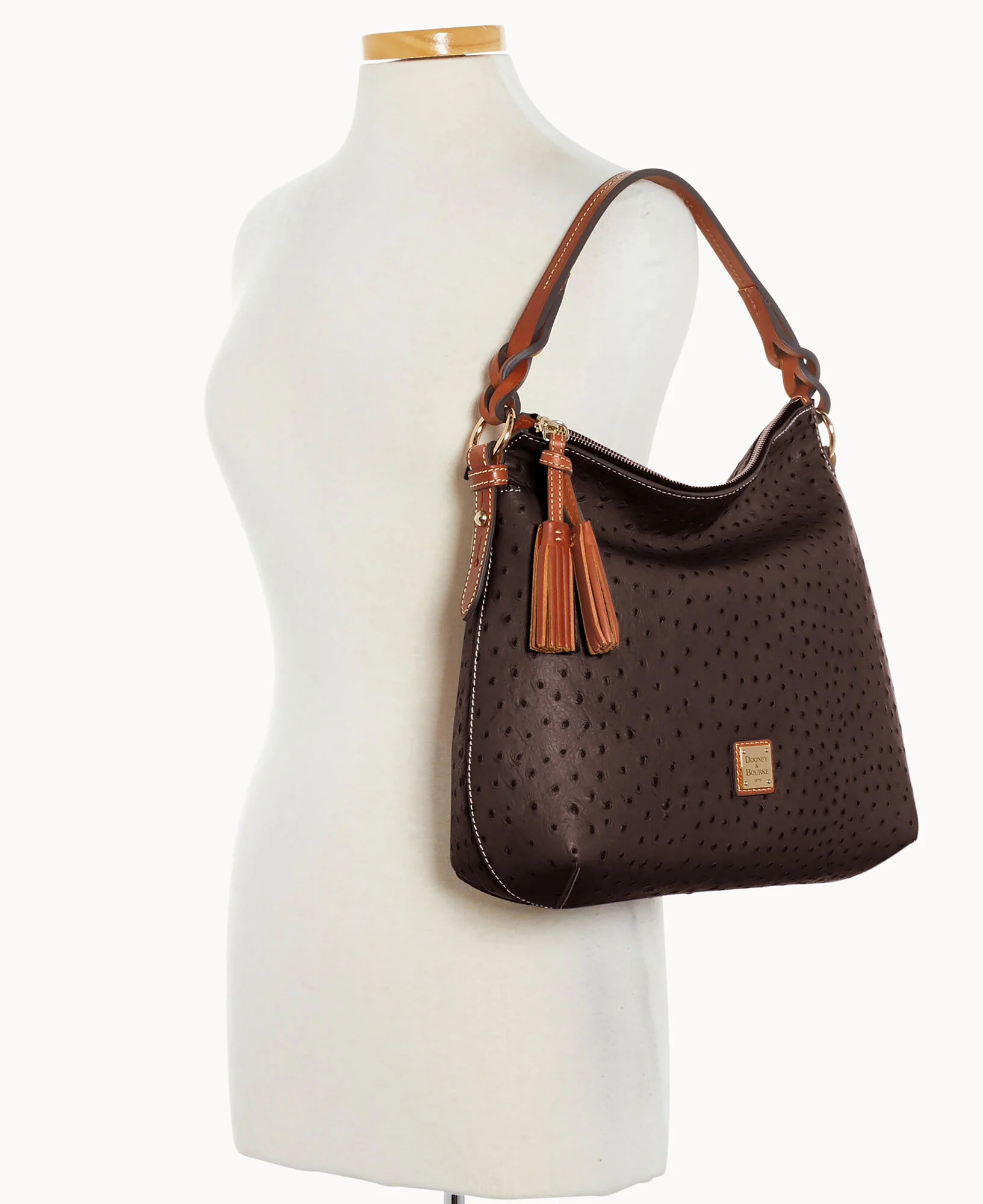Ostrich Twist Strap Hobo - Image 52