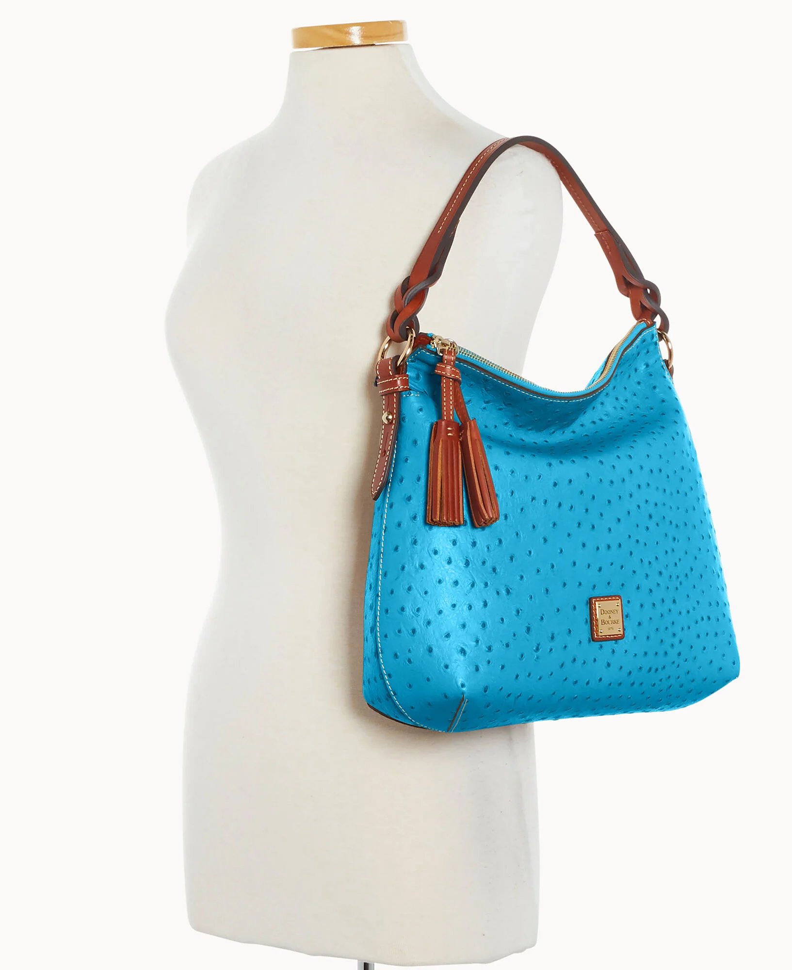 Ostrich Twist Strap Hobo - Image 56