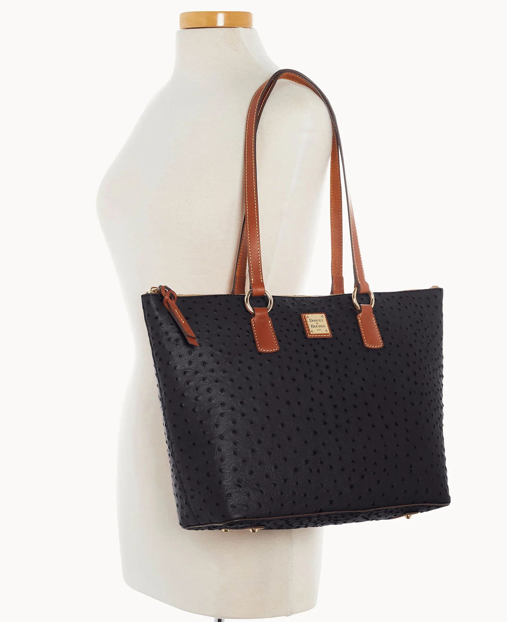 Ostrich Wren Zip Tote - Image 10