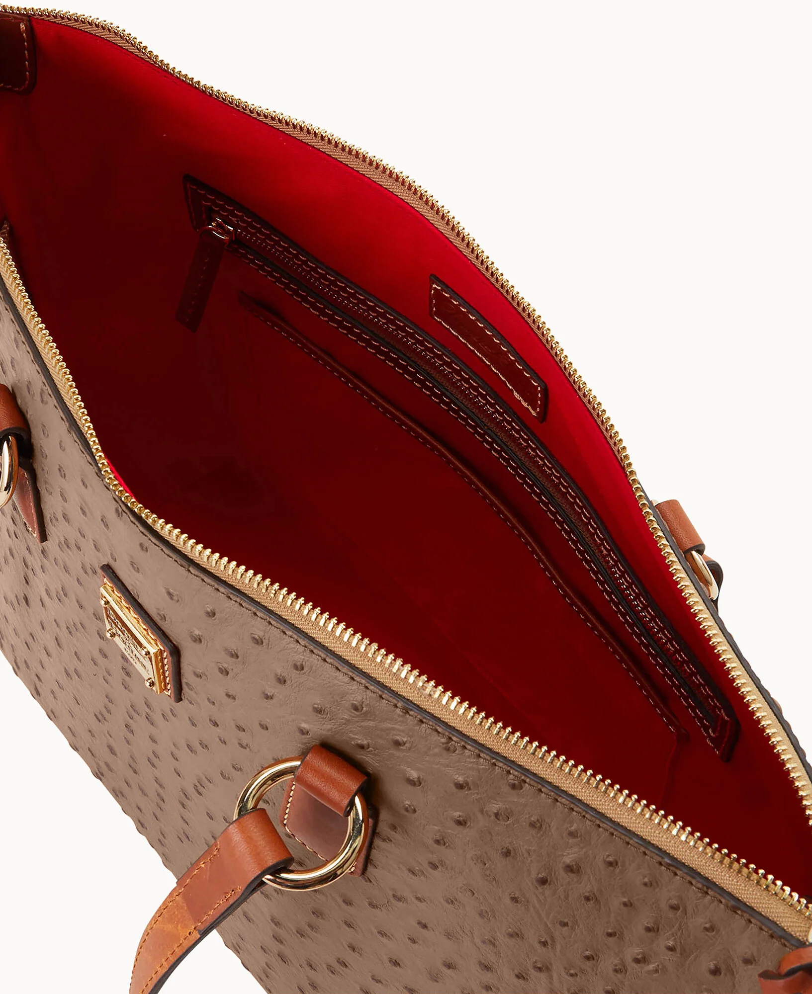 Ostrich Wren Zip Tote - Image 3