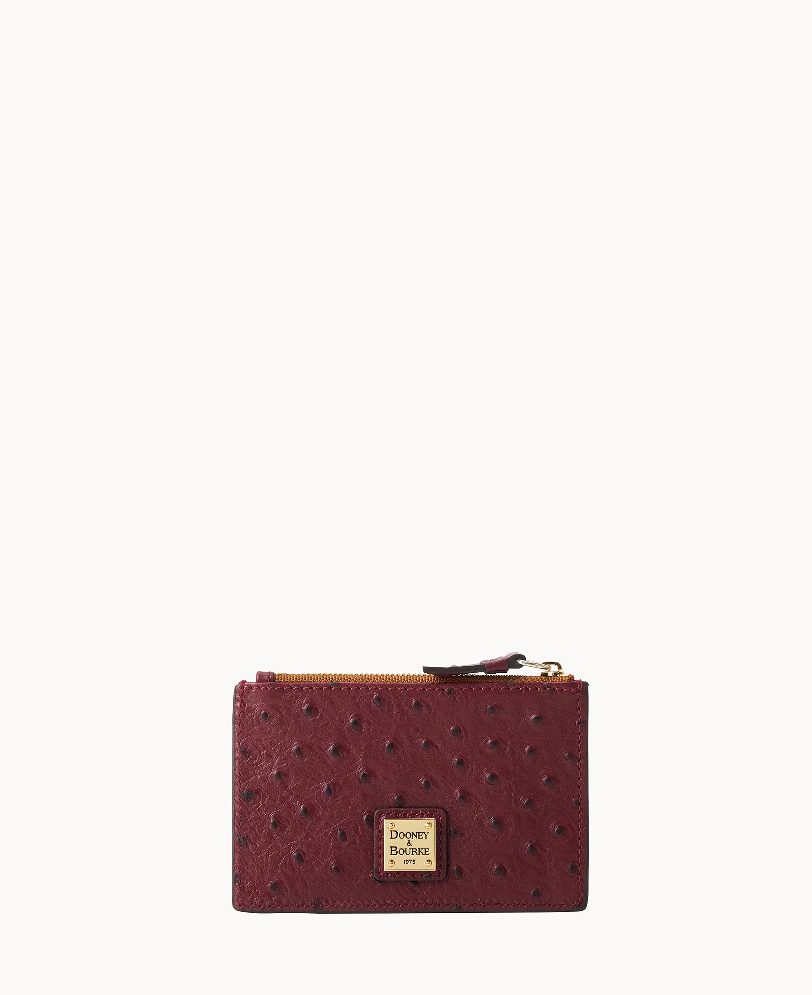 Ostrich Zip Credit Card Wallet 14