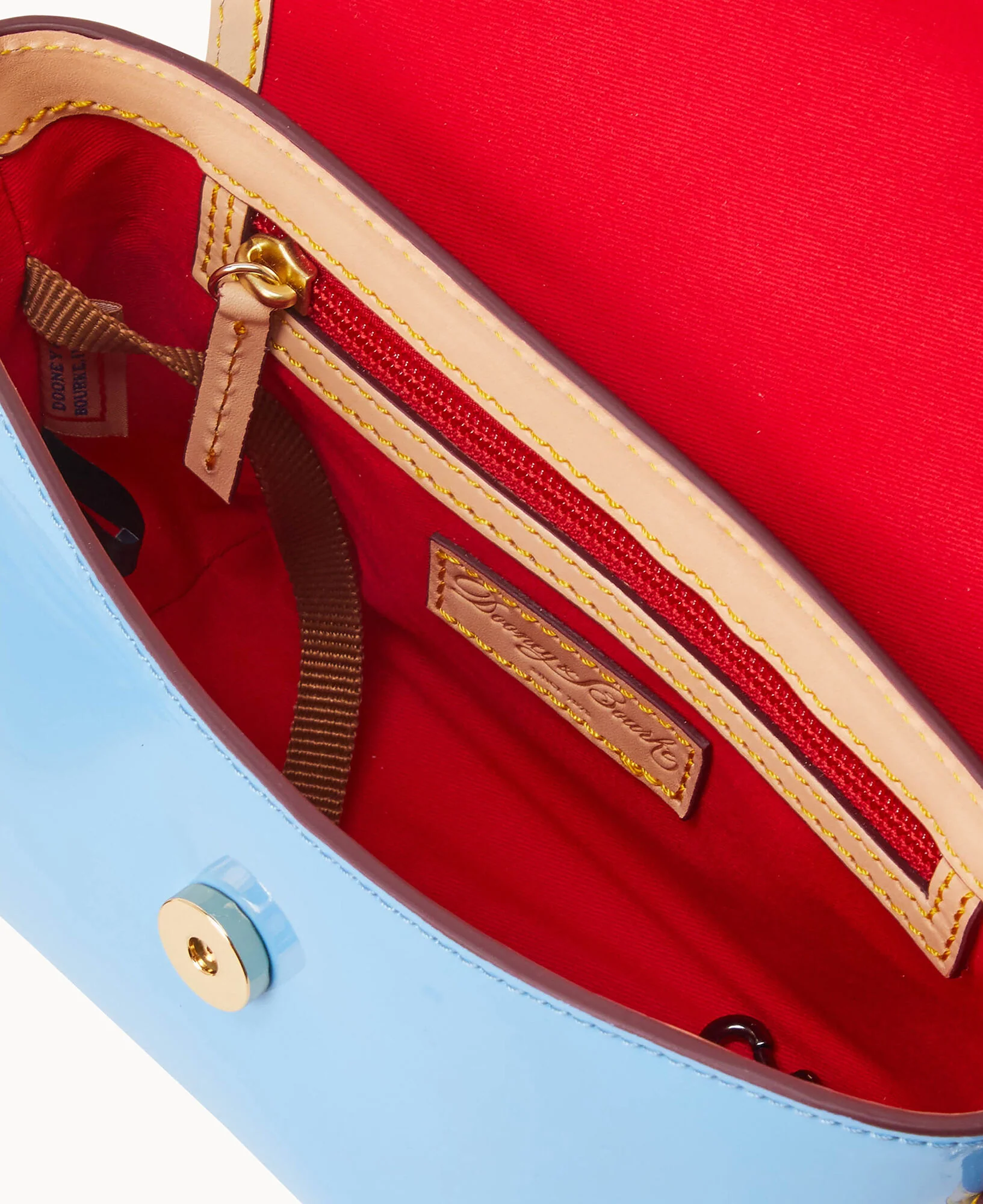 Patent Crossbody Saddle Bag - Image 3