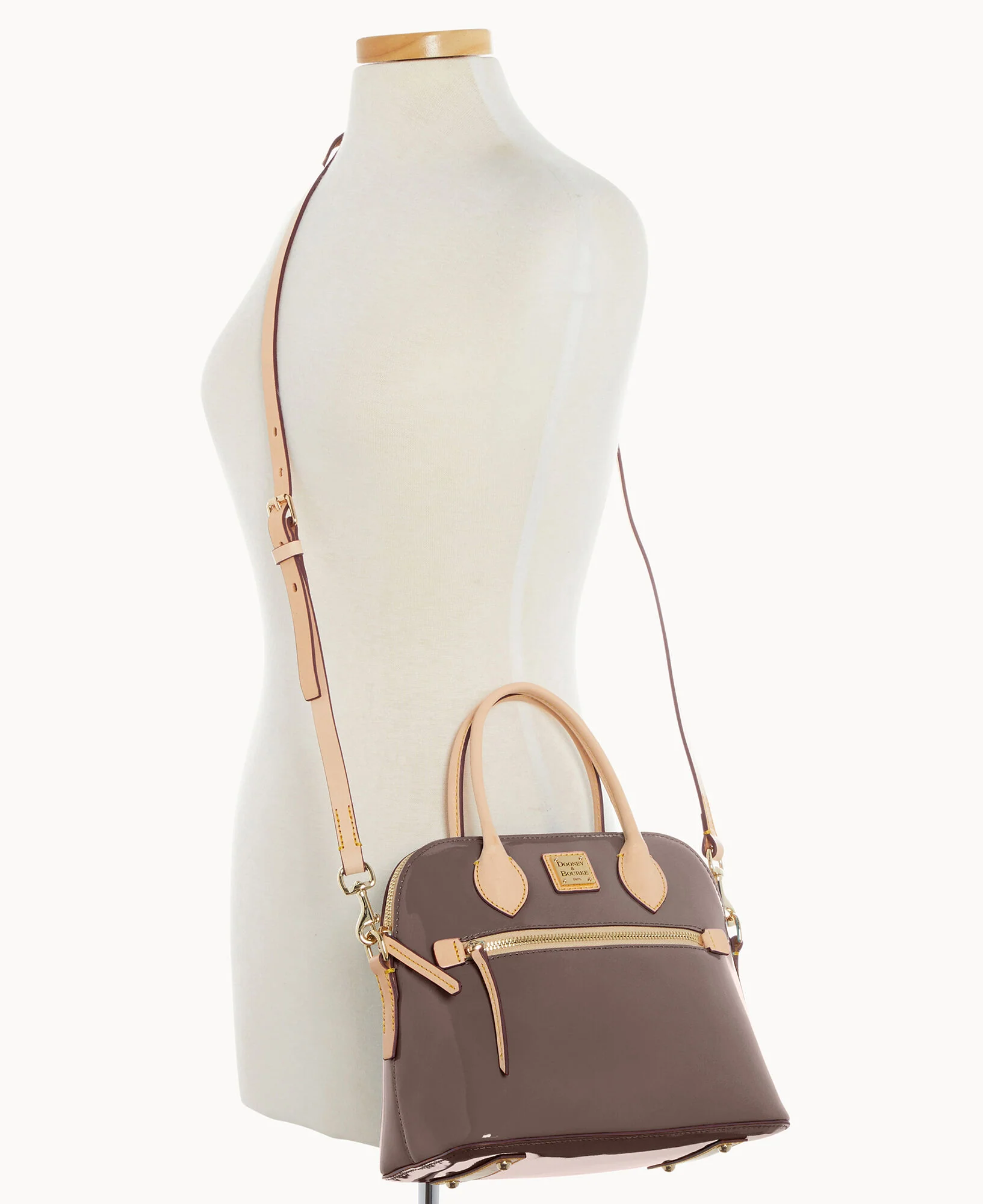 Patent Domed Satchel - Image 4