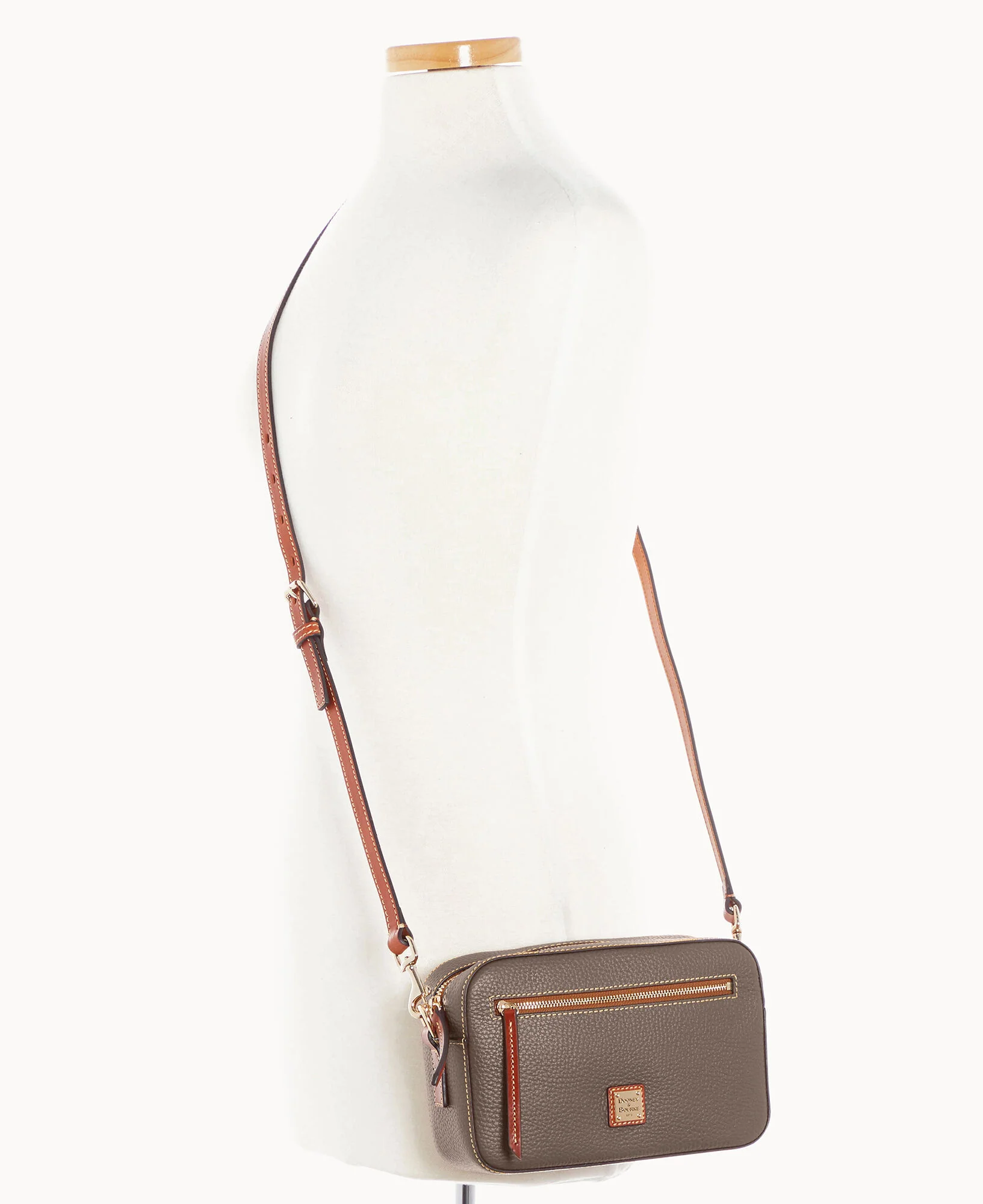 Pebble Grain Camera Zip Crossbody - Image 43