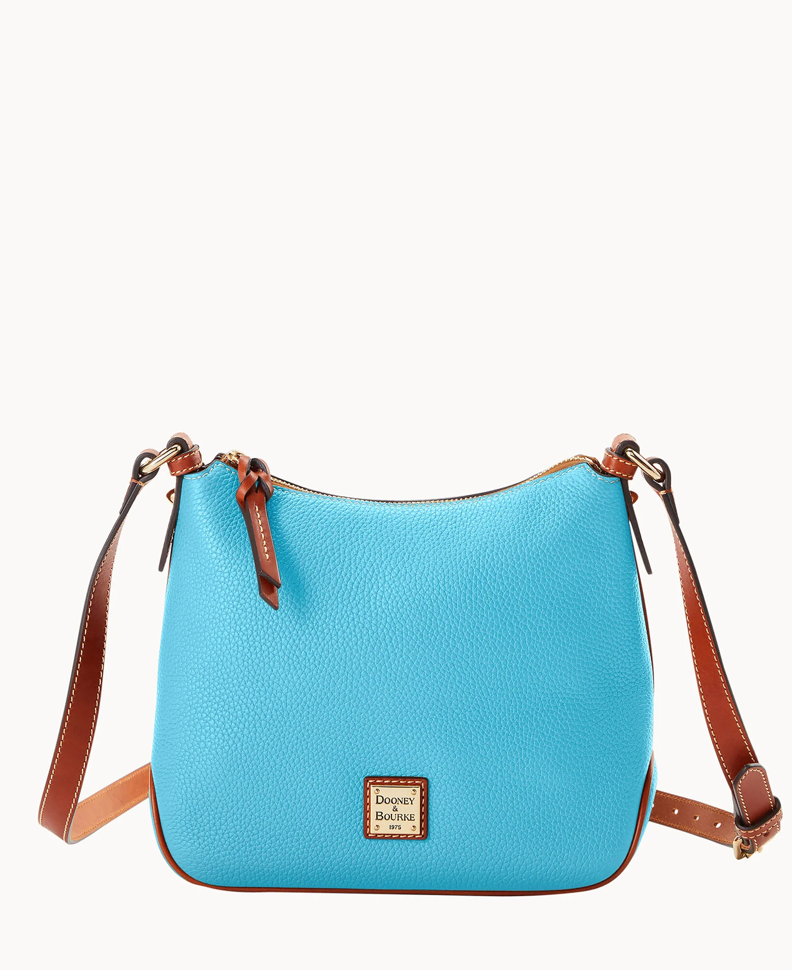 Pebble Grain Crossbody Hobo - Image 11
