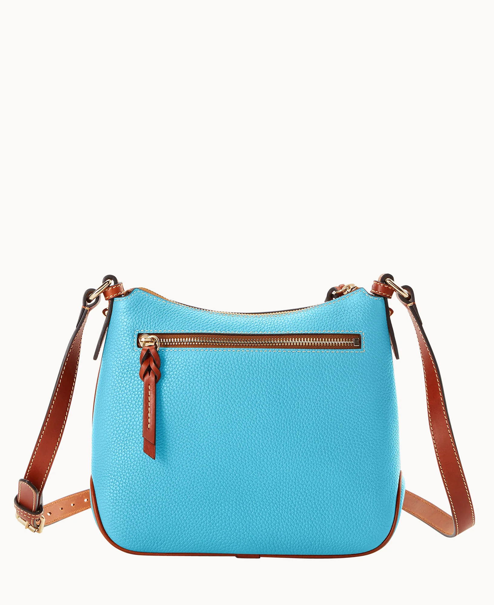 Pebble Grain Crossbody Hobo - Image 13