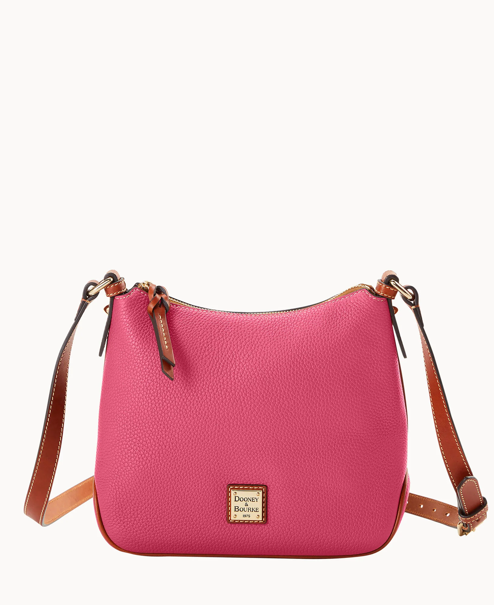 Pebble Grain Crossbody Hobo - Image 14