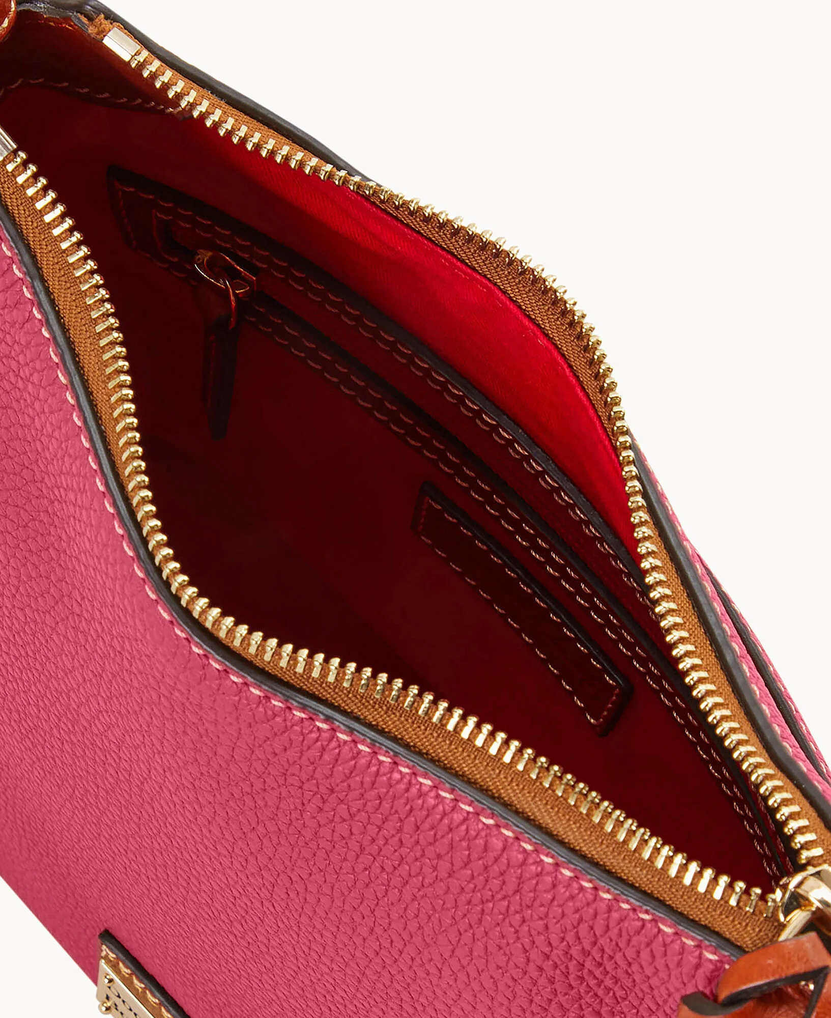 Pebble Grain Crossbody Hobo - Image 16